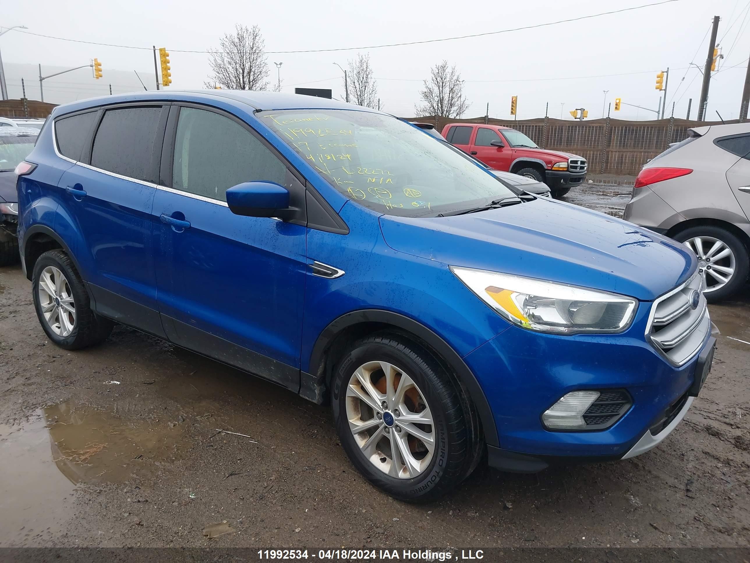 FORD ESCAPE 2017 1fmcu9gdxhud22272