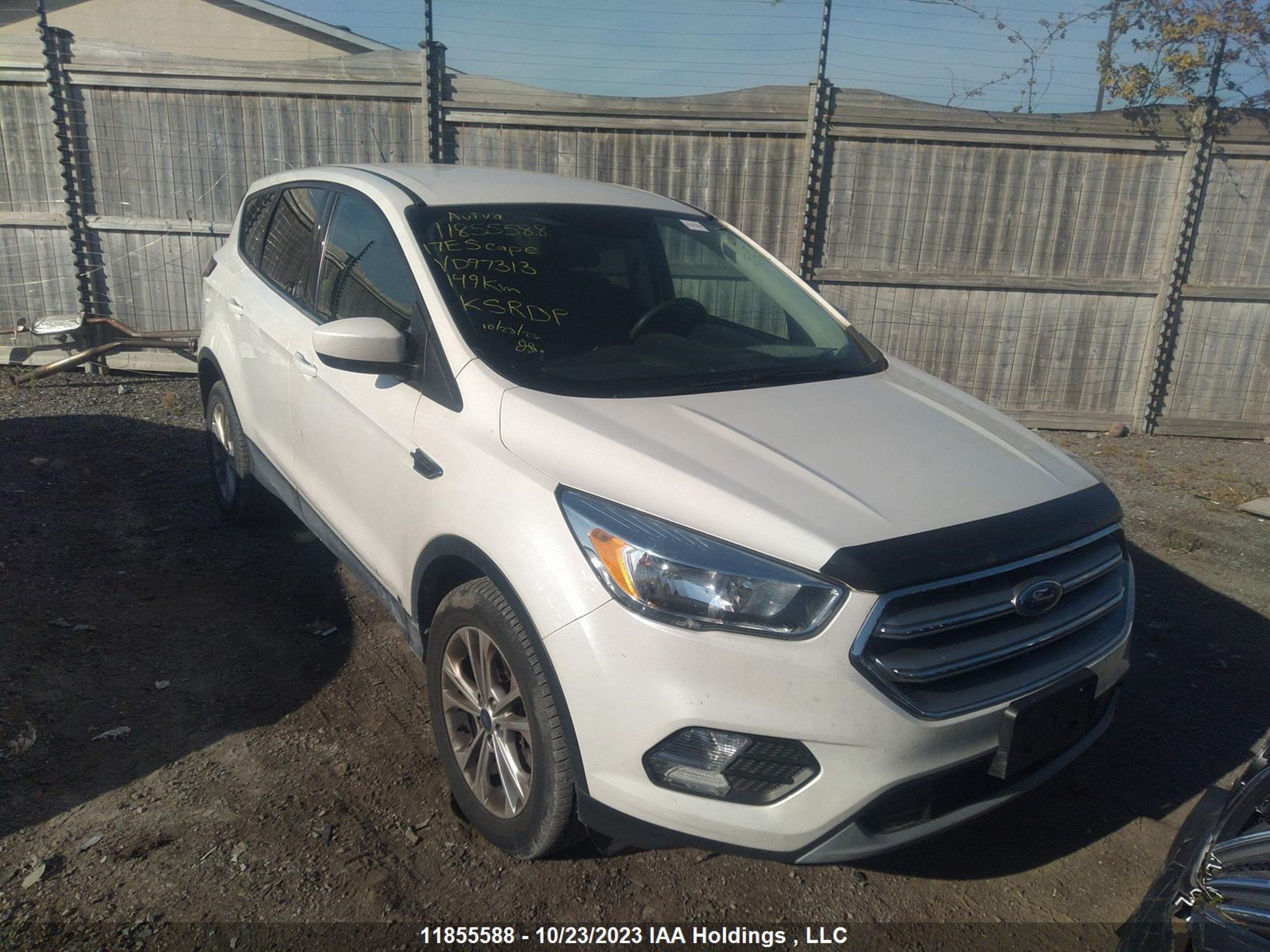 FORD ESCAPE 2017 1fmcu9gdxhud97313