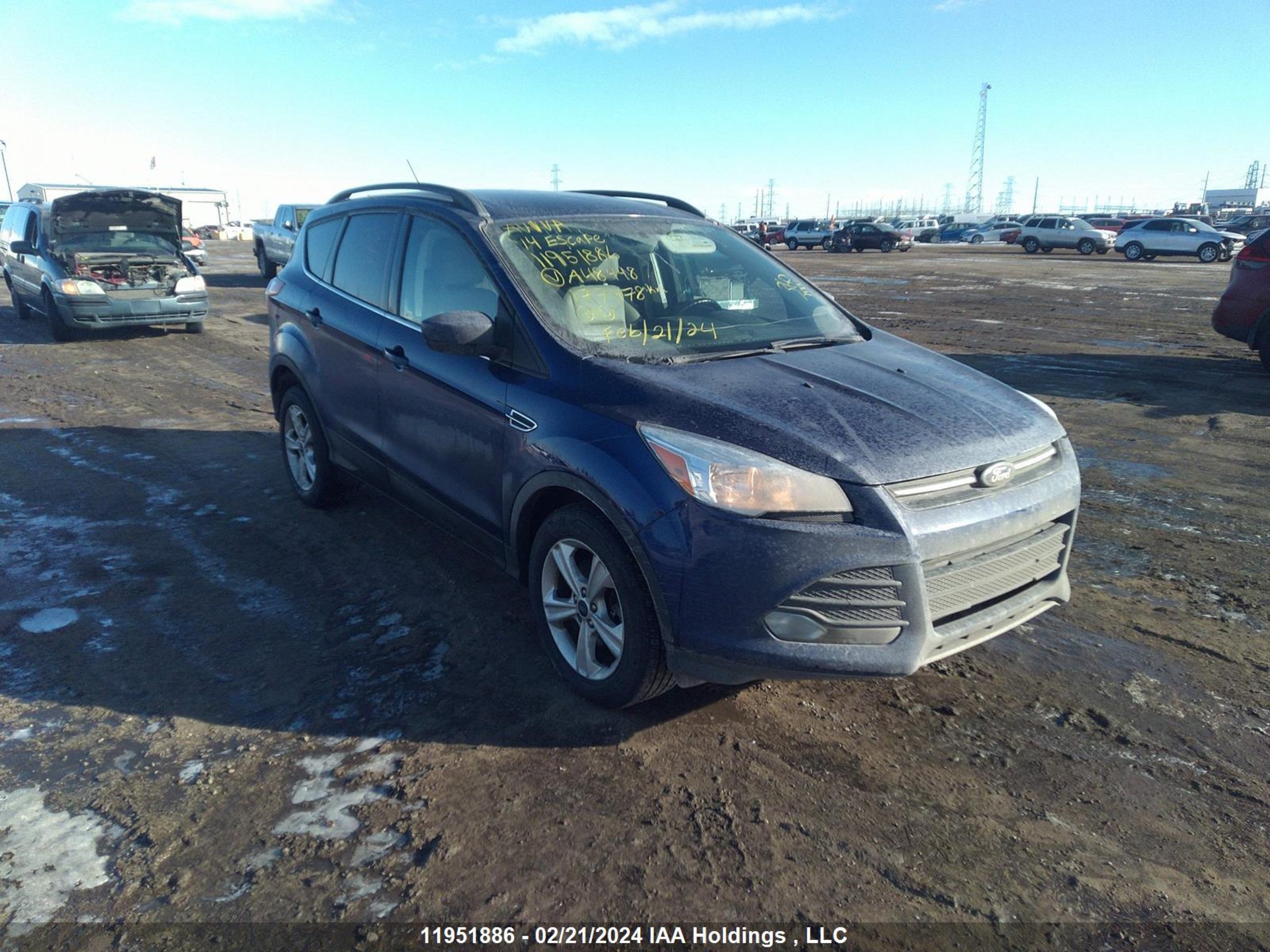 FORD ESCAPE 2014 1fmcu9gx1eua48448