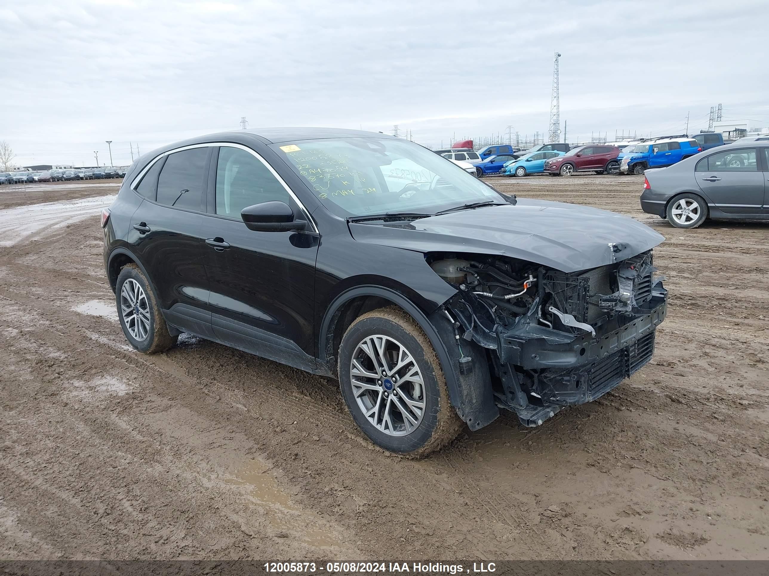 FORD ESCAPE 2022 1fmcu9h60nua47054