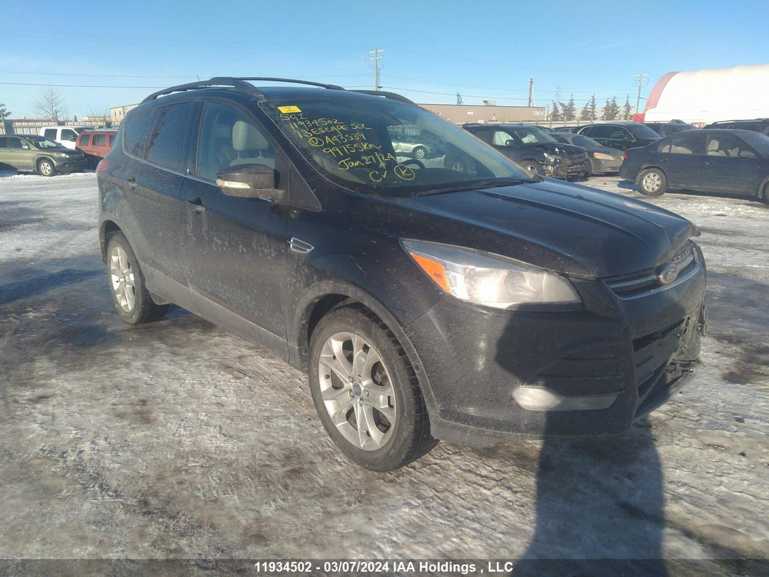 FORD ESCAPE 2013 1fmcu9h93dua43539