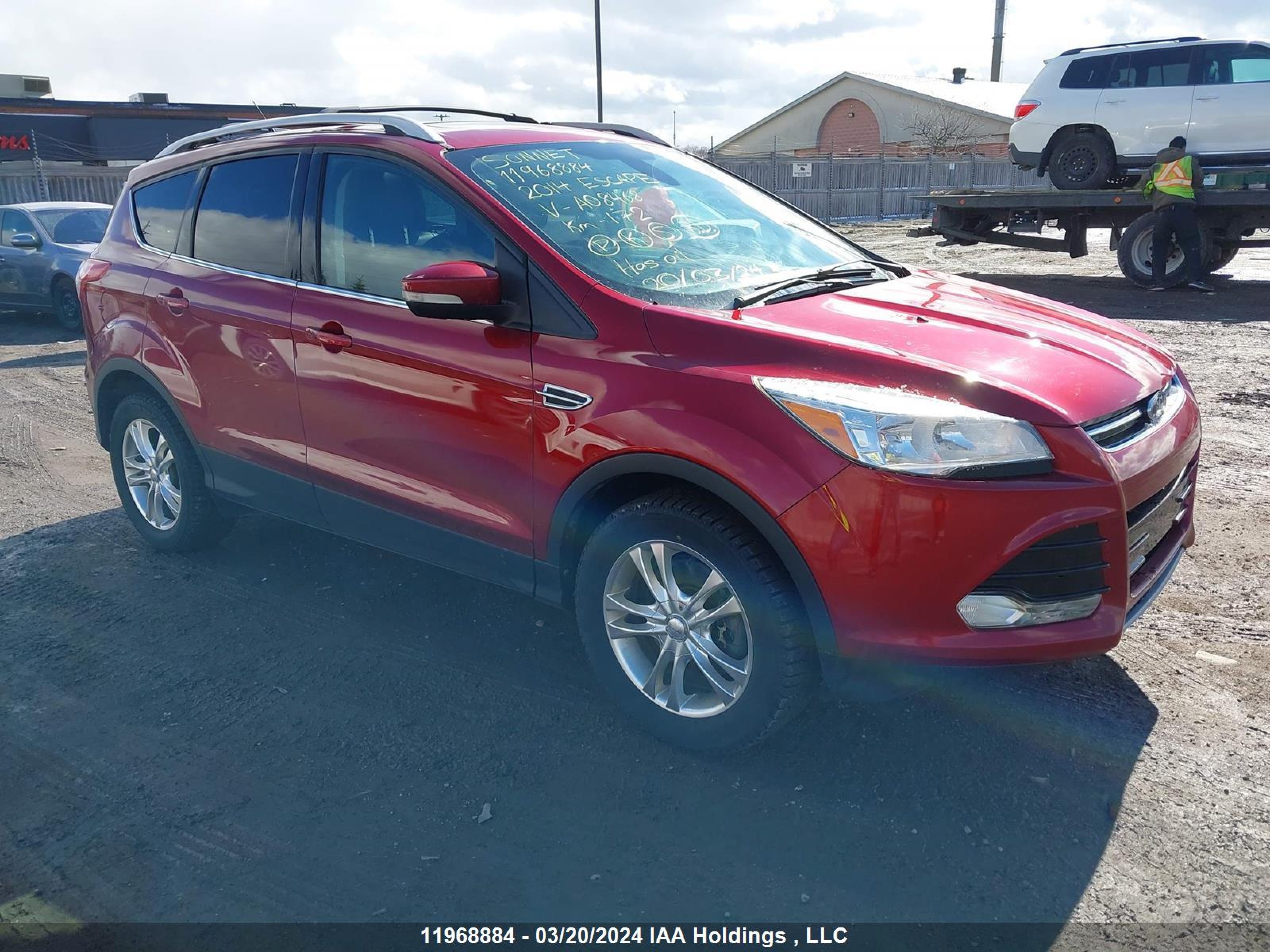 FORD ESCAPE 2014 1fmcu9j92eua08468