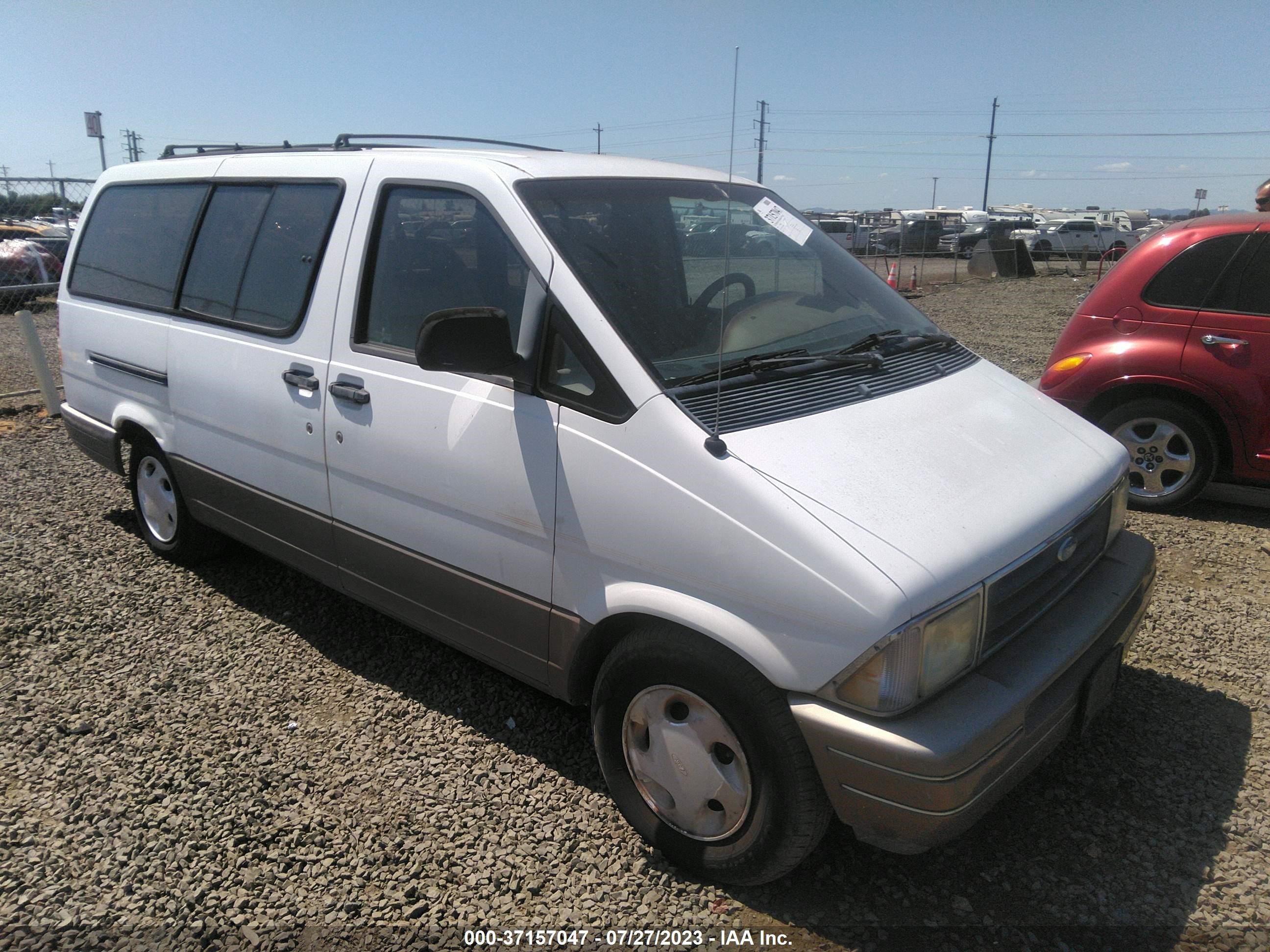 FORD AEROSTAR 1993 1fmda31x1pzc22852