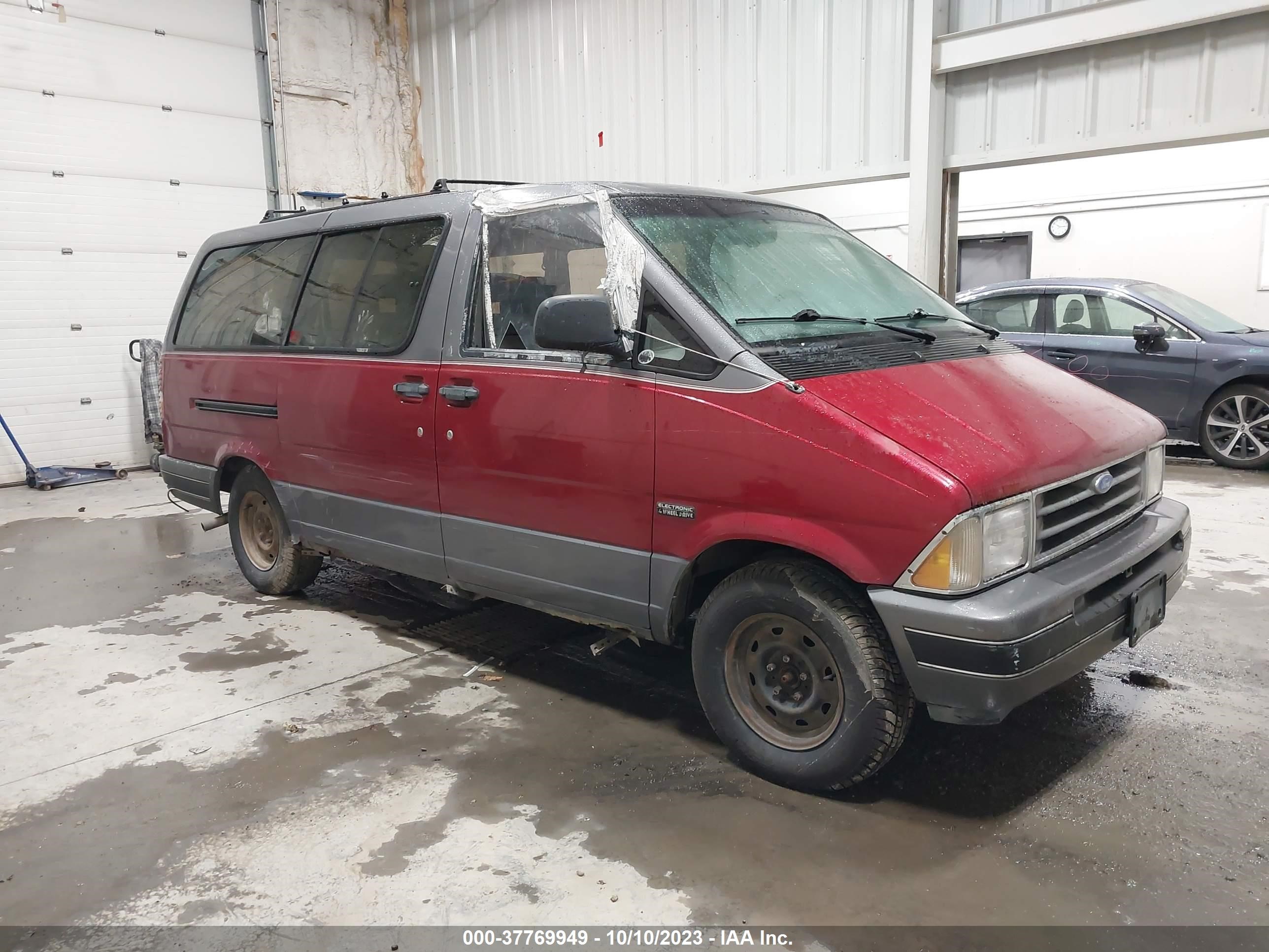 FORD AEROSTAR 1992 1fmda41x9nza18979