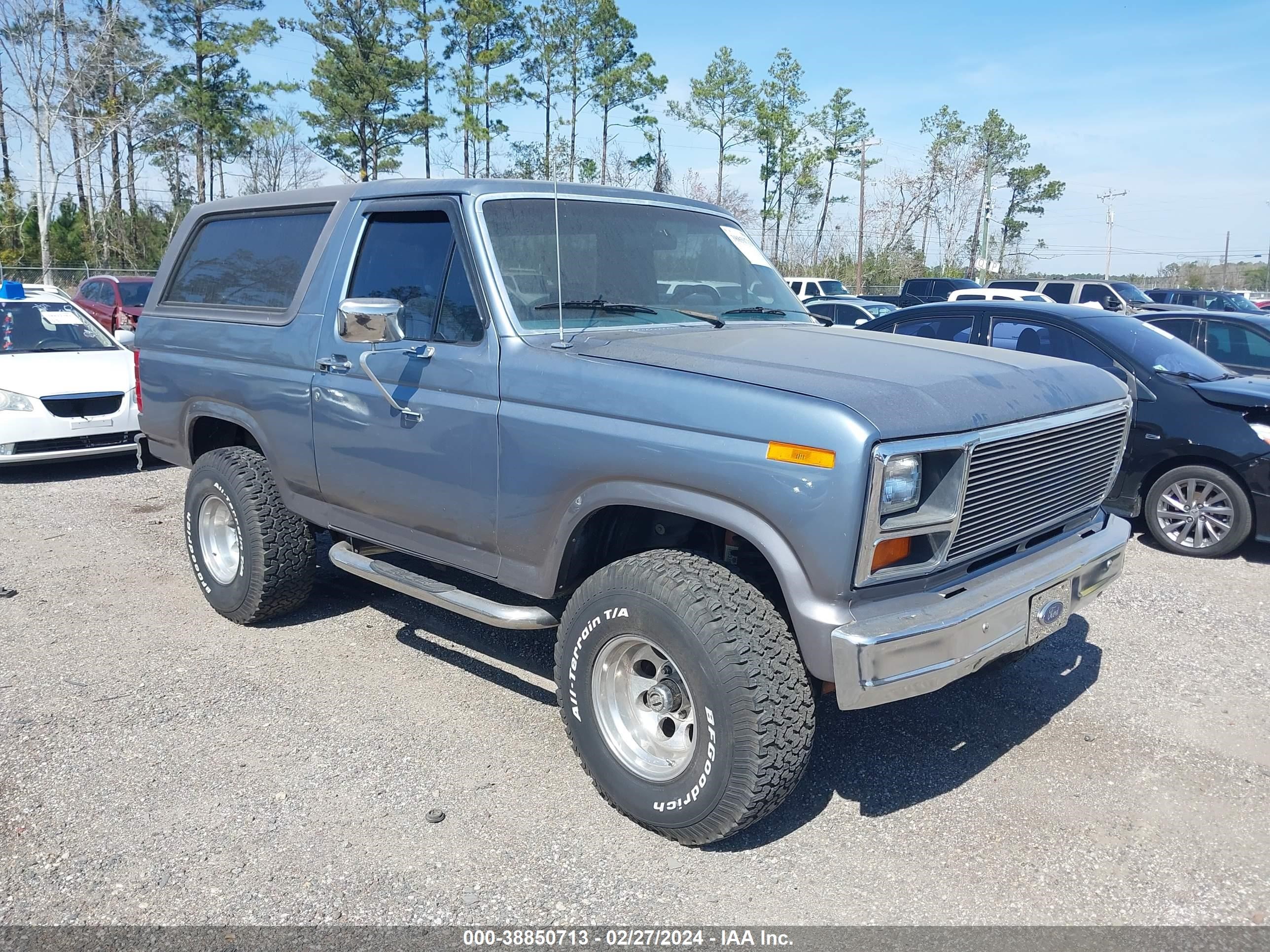 FORD BRONCO 1986 1fmdu15n4gla34284