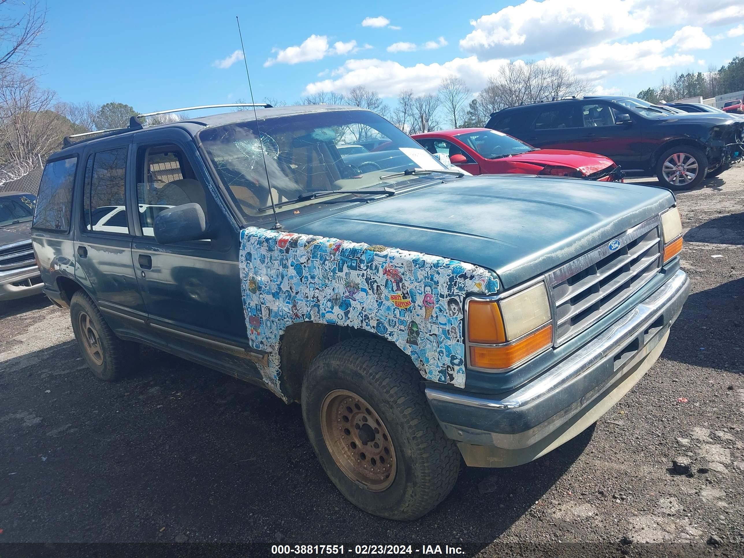 FORD EXPLORER 1992 1fmdu32x3nuc51642