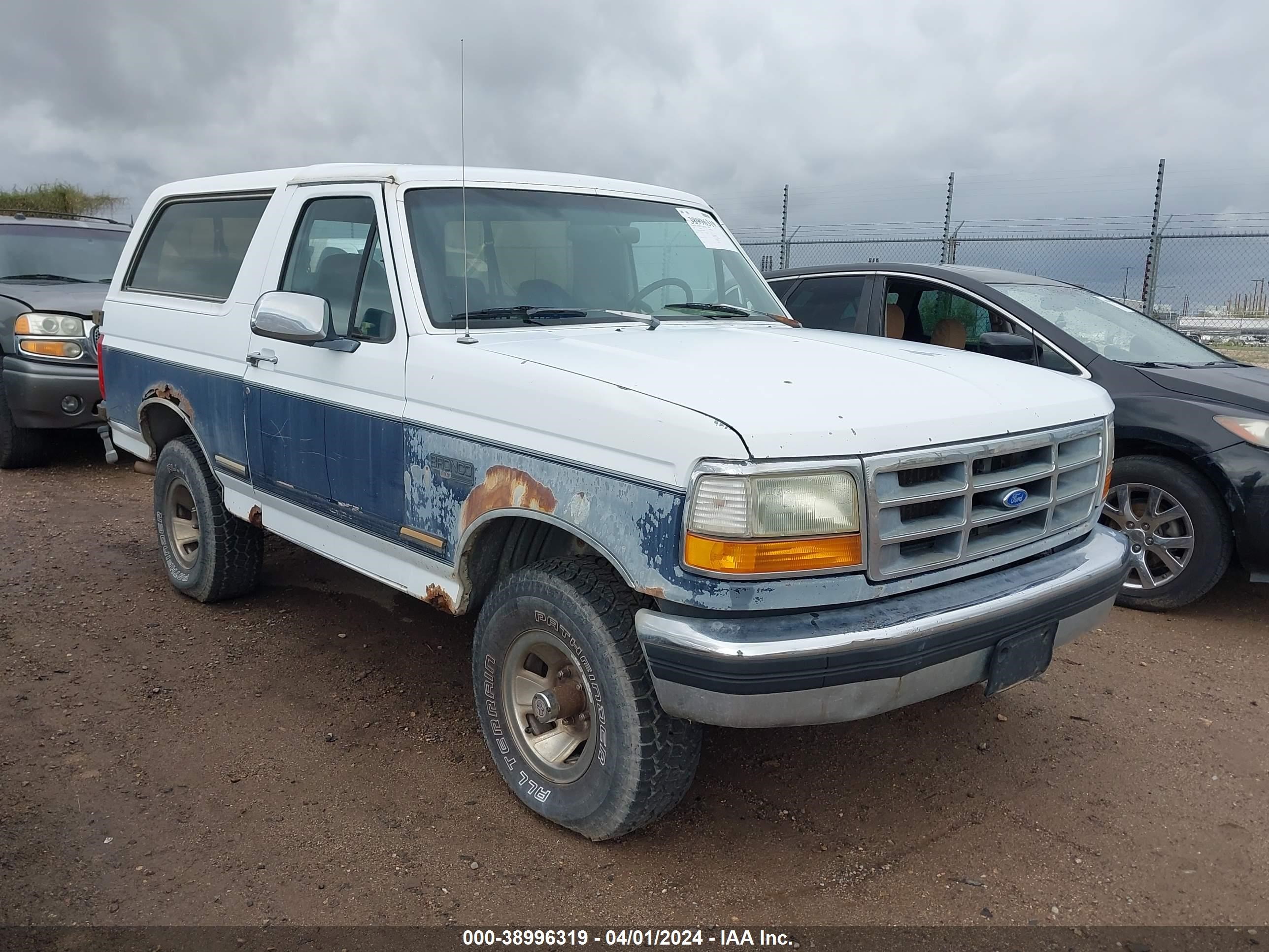 FORD BRONCO 1993 1fmeu15h6pla97983