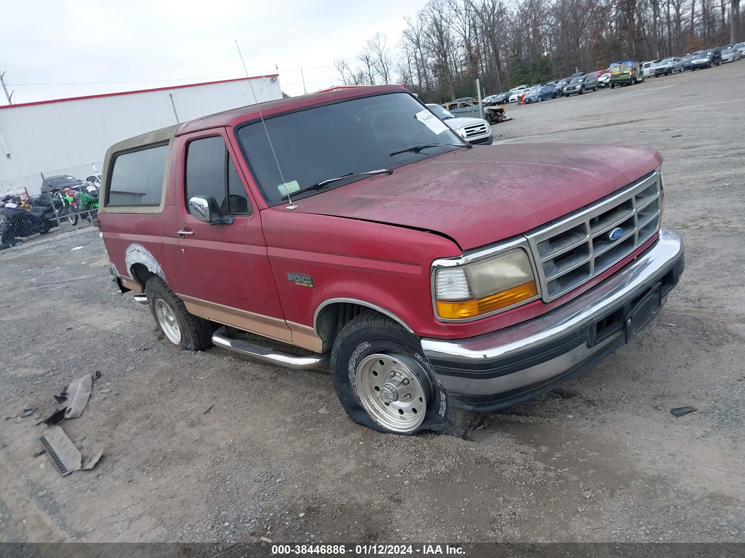 FORD BRONCO 1994 1fmeu15h6rlb42942