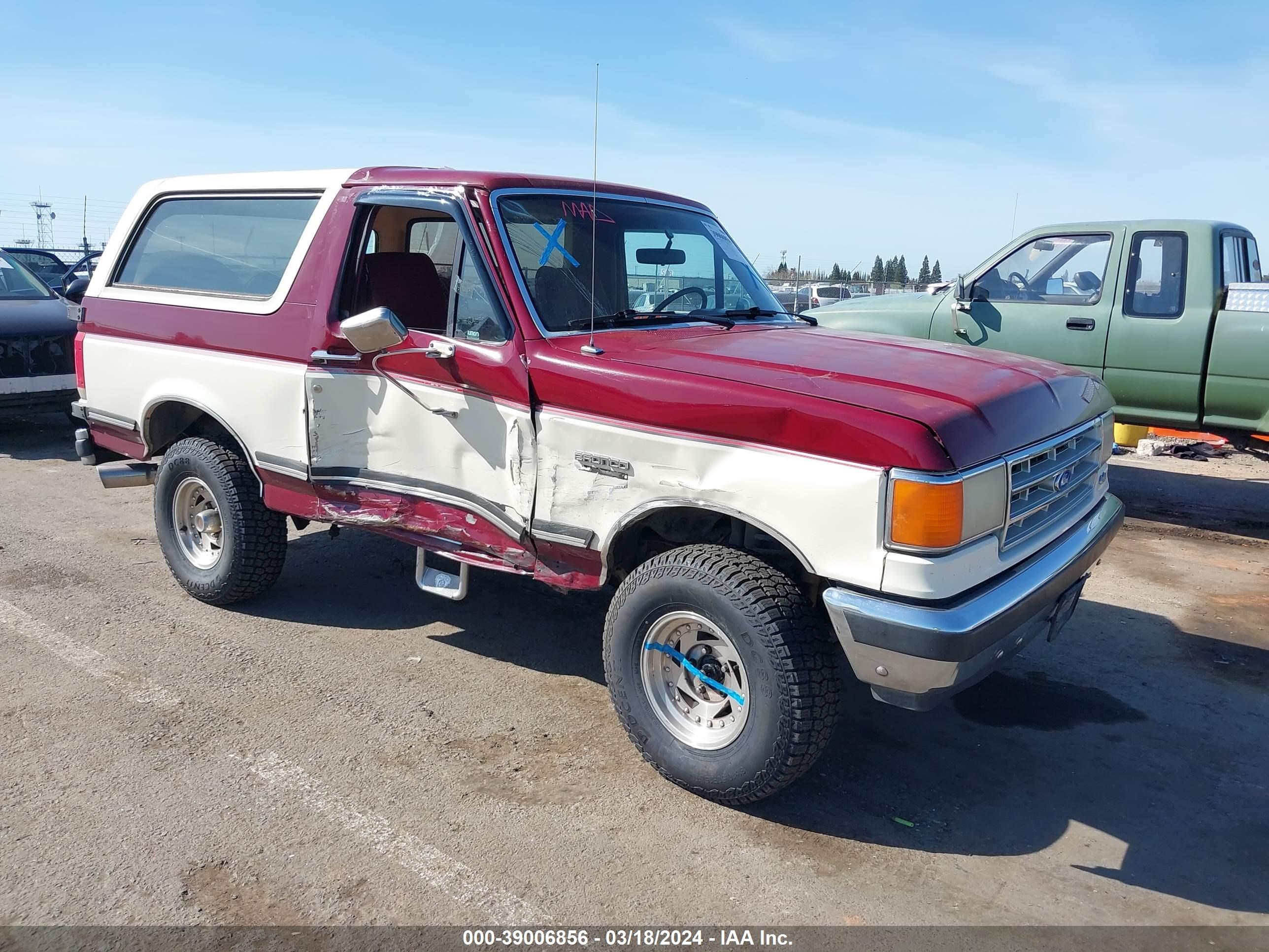 FORD BRONCO 1988 1fmeu15n2jla17205