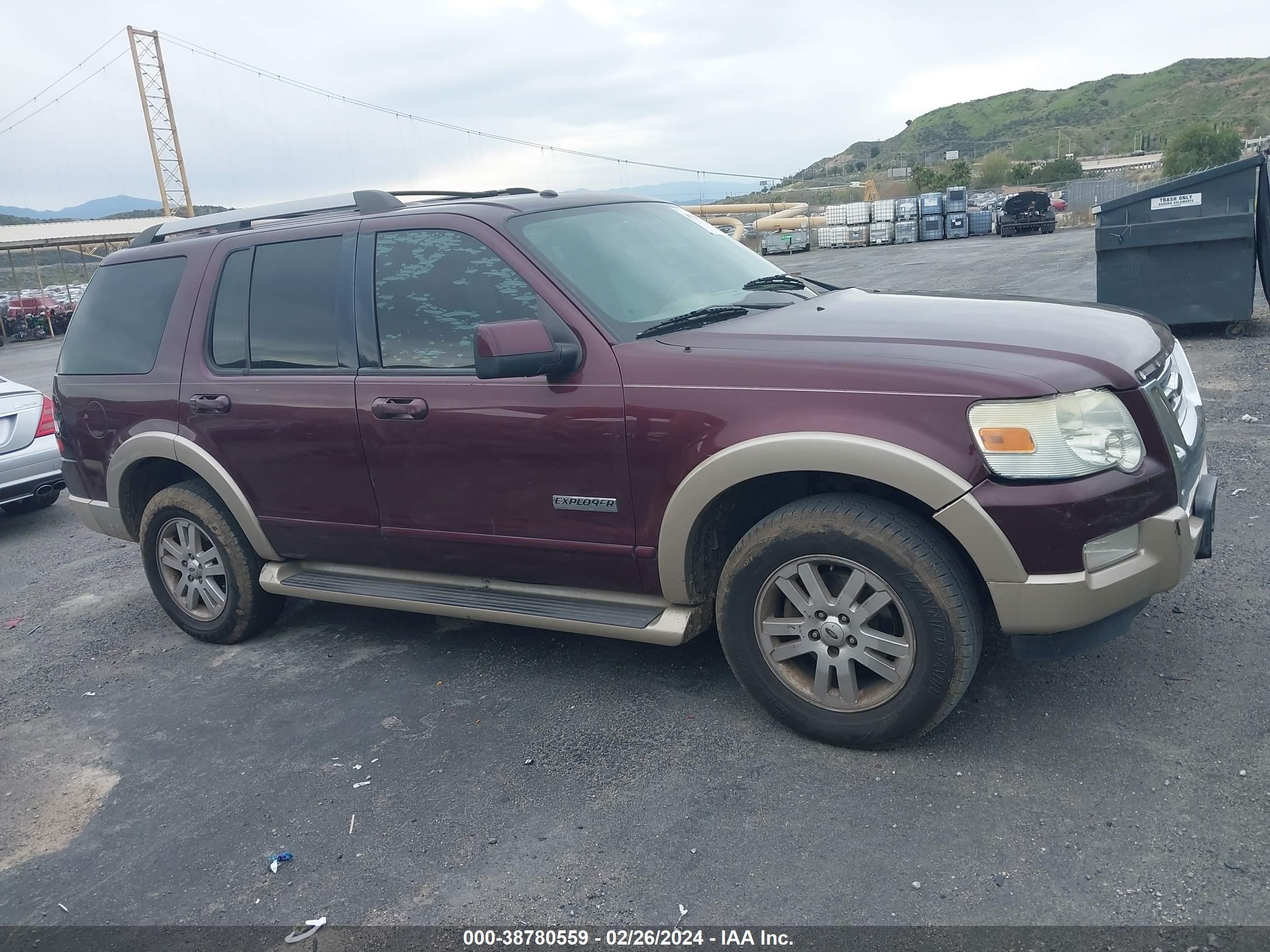 FORD EXPLORER 2007 1fmeu64ex7ua36943