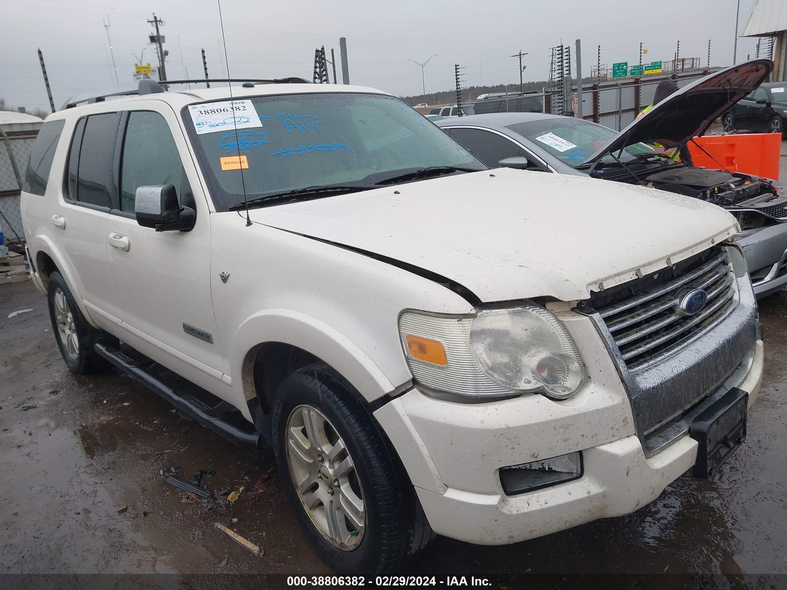 FORD EXPLORER 2007 1fmeu65837ua34699