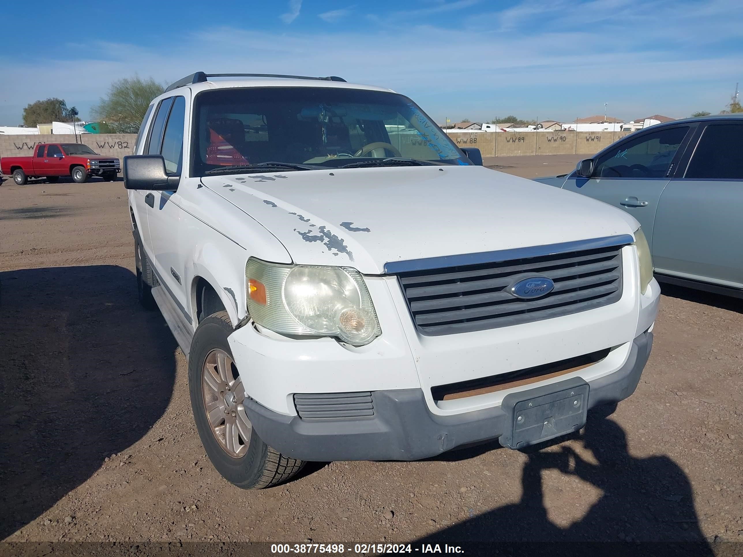 FORD EXPLORER 2006 1fmeu72ex6za18811