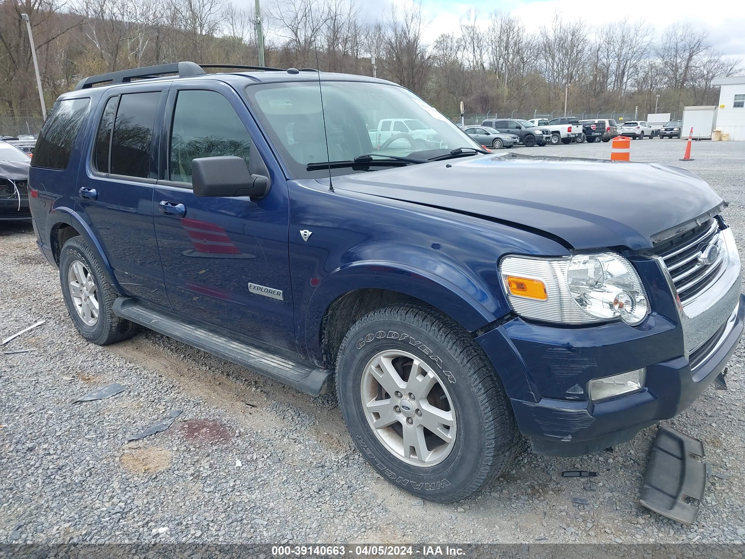 FORD EXPLORER 2007 1fmeu73837ua78193