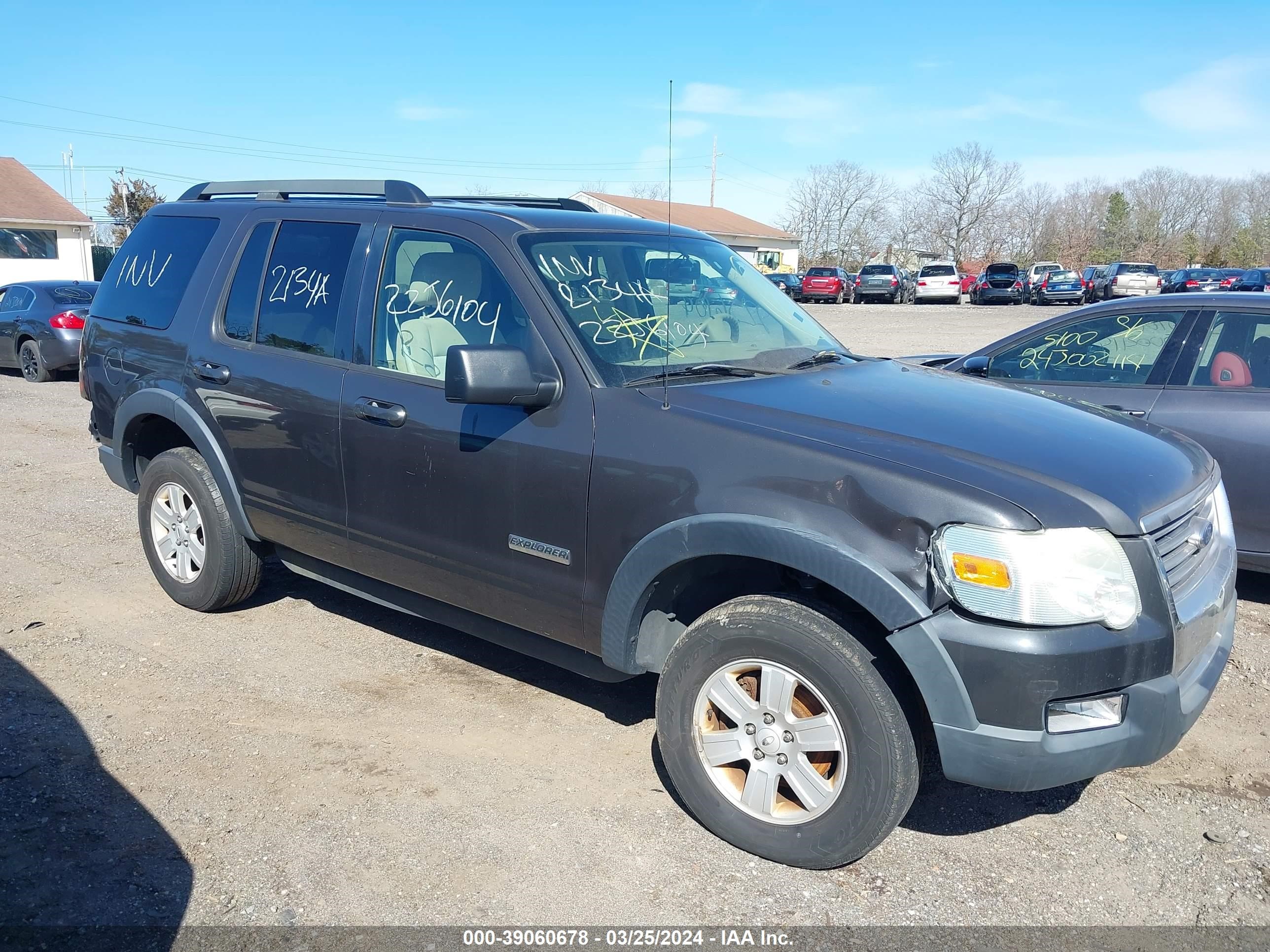 FORD EXPLORER 2007 1fmeu73e67ua75228