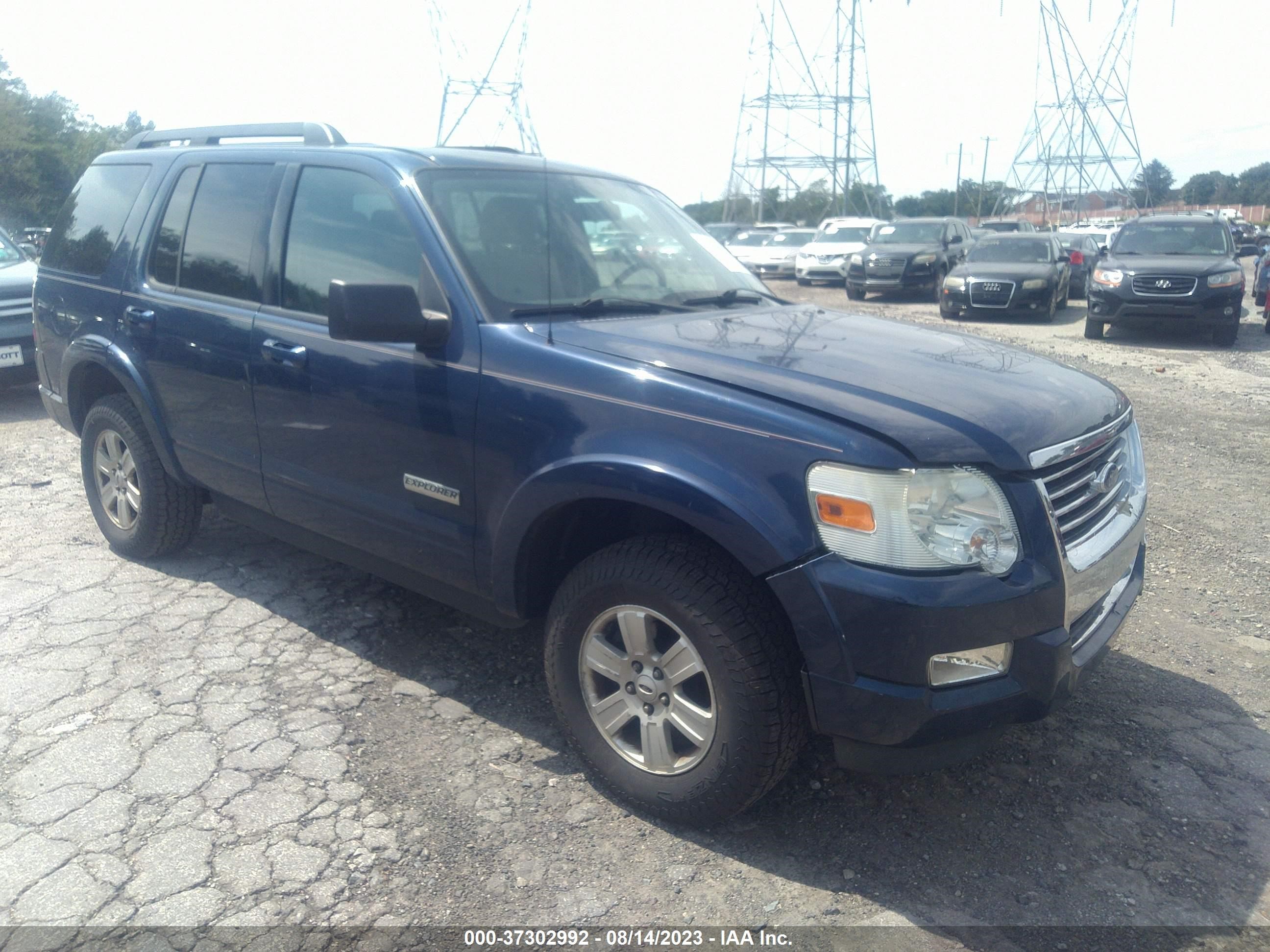 FORD EXPLORER 2008 1fmeu73e88ua70534