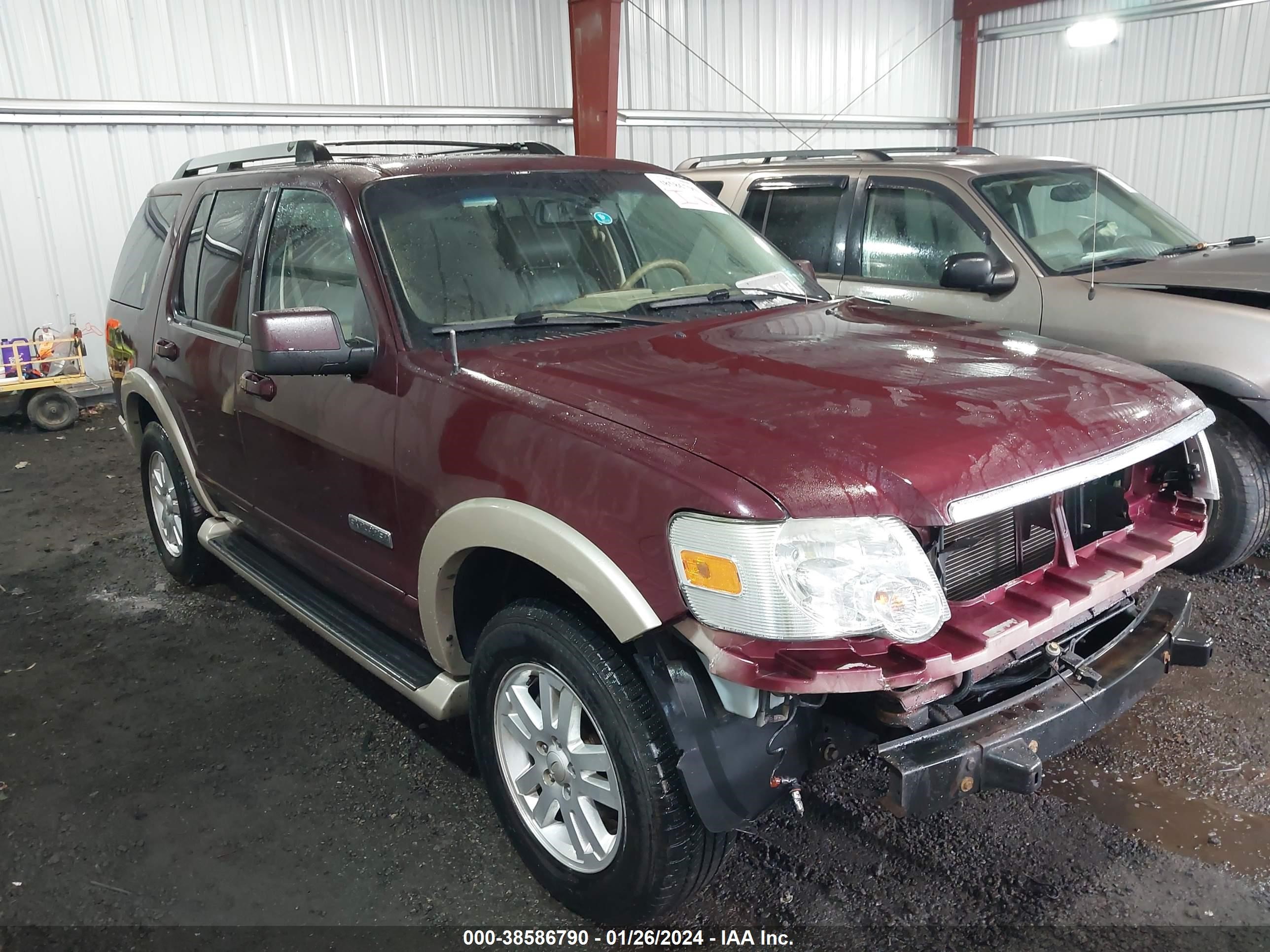 FORD EXPLORER 2007 1fmeu74e57ub58311