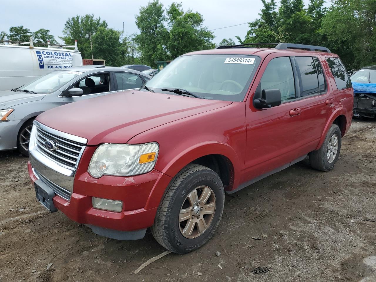 FORD EXPLORER 2010 1fmeu7de9aua28104