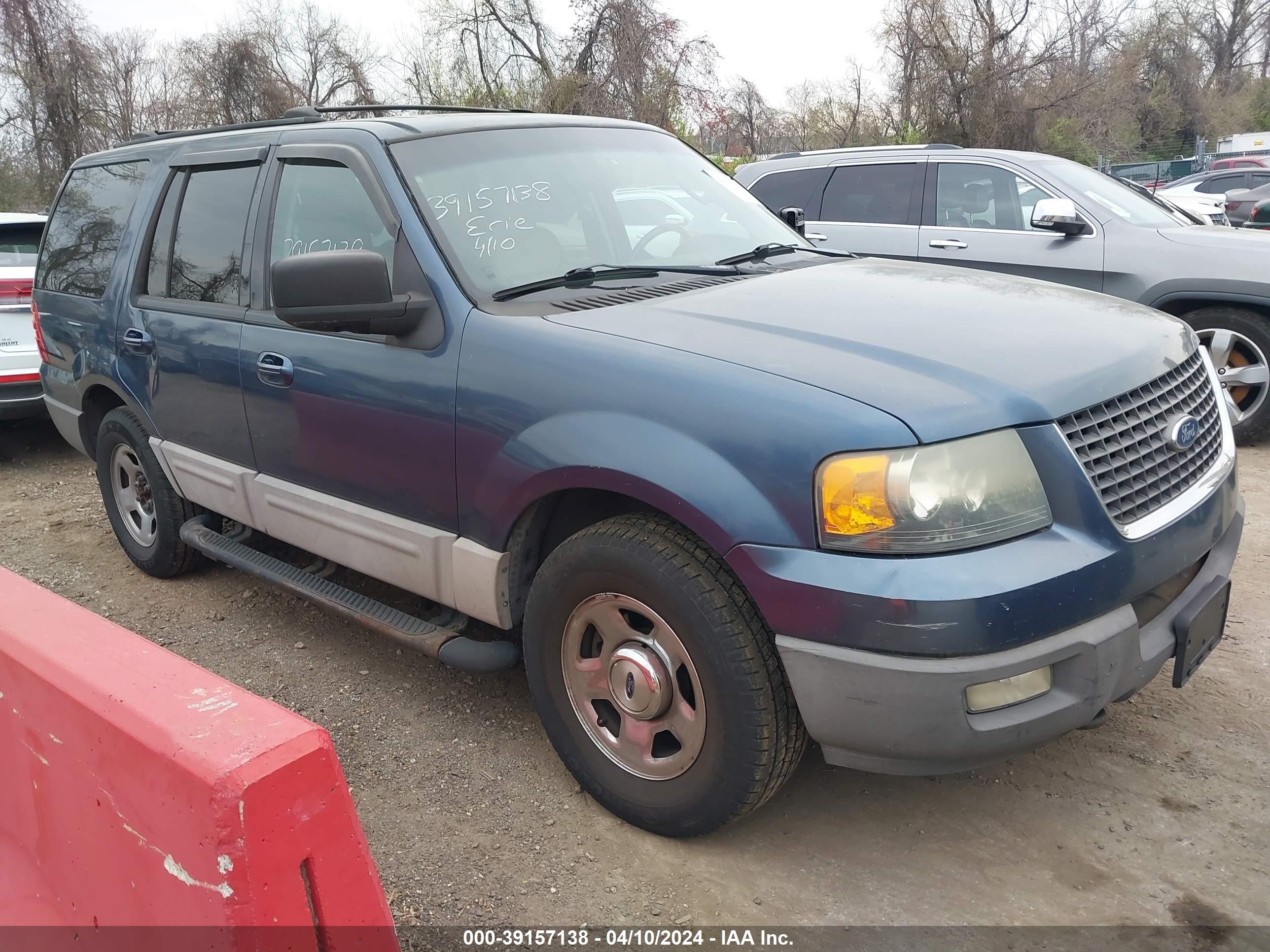 FORD EXPEDITION 2003 1fmfu16l73lc13404