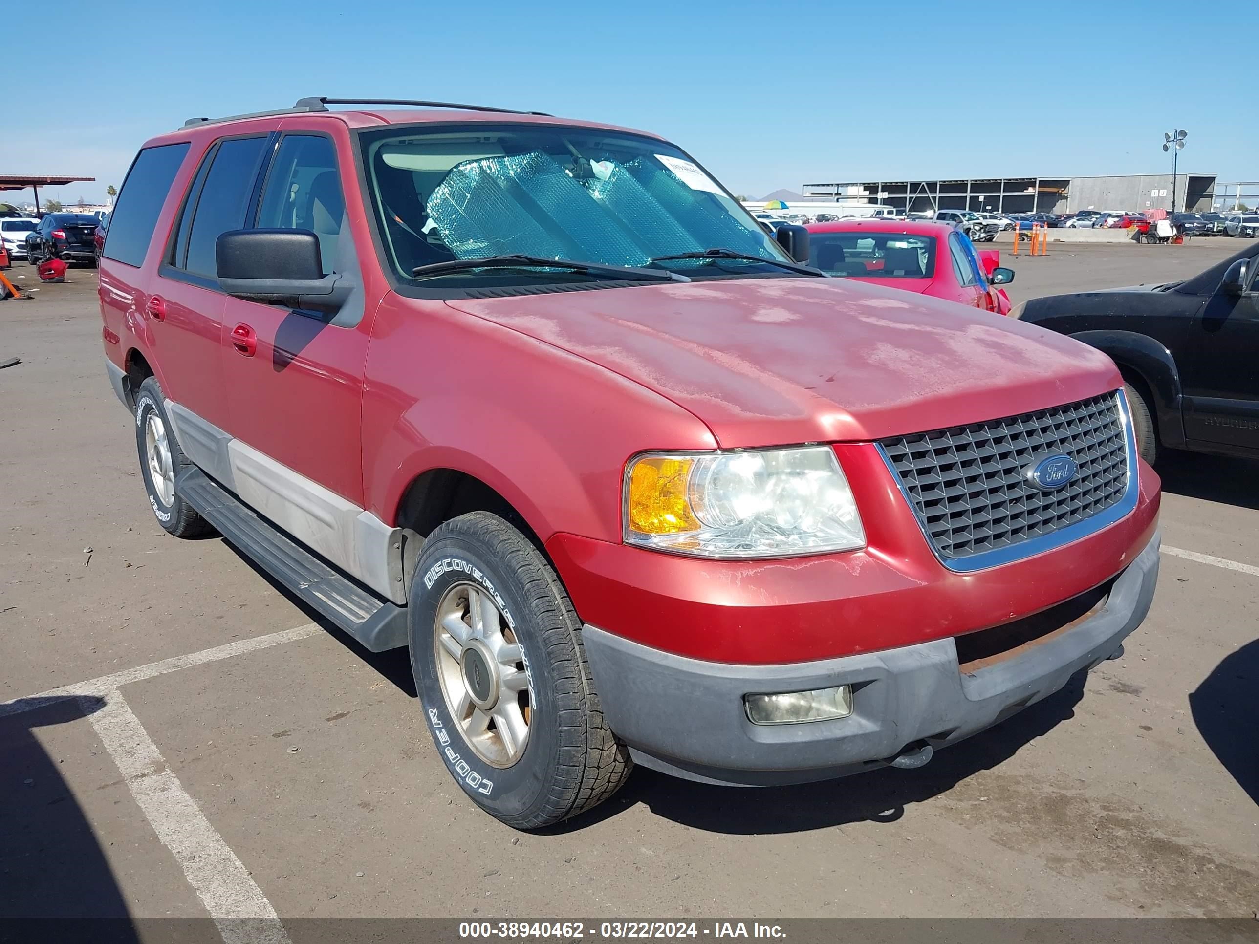 FORD EXPEDITION 2003 1fmfu16lx3lb57121