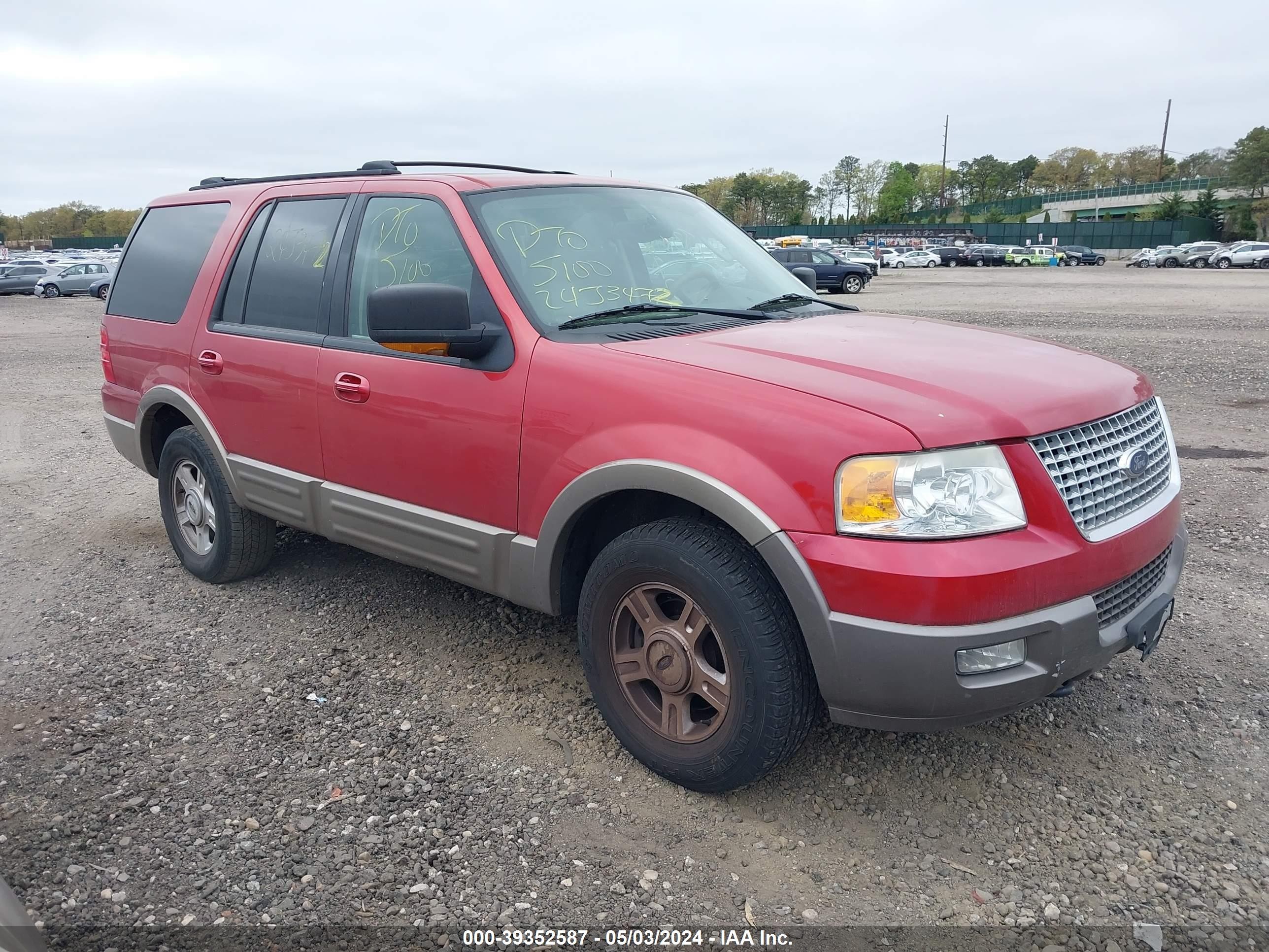 FORD EXPEDITION 2003 1fmfu18l33lc36630