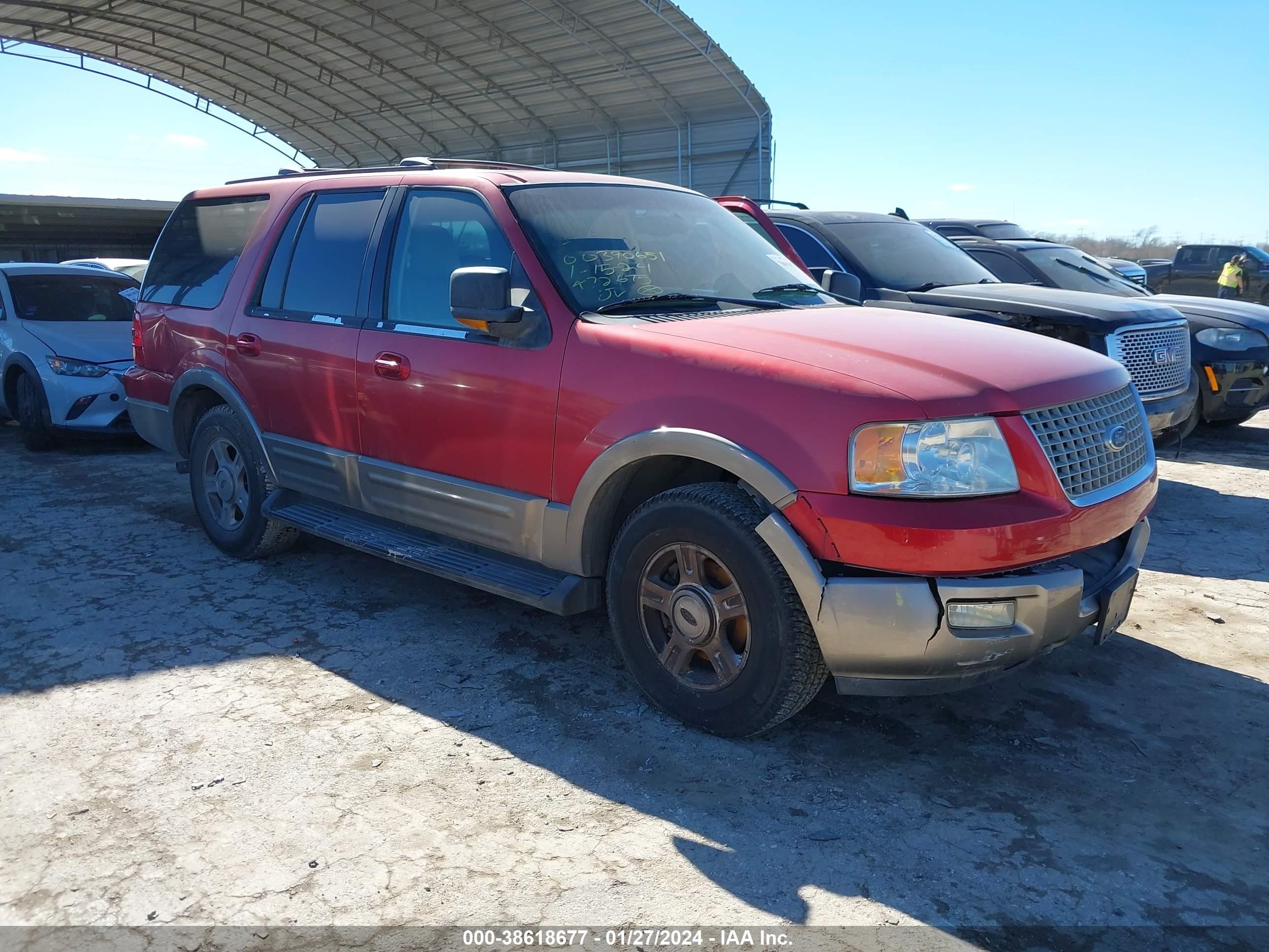 FORD EXPEDITION 2003 1fmfu18l43la72675