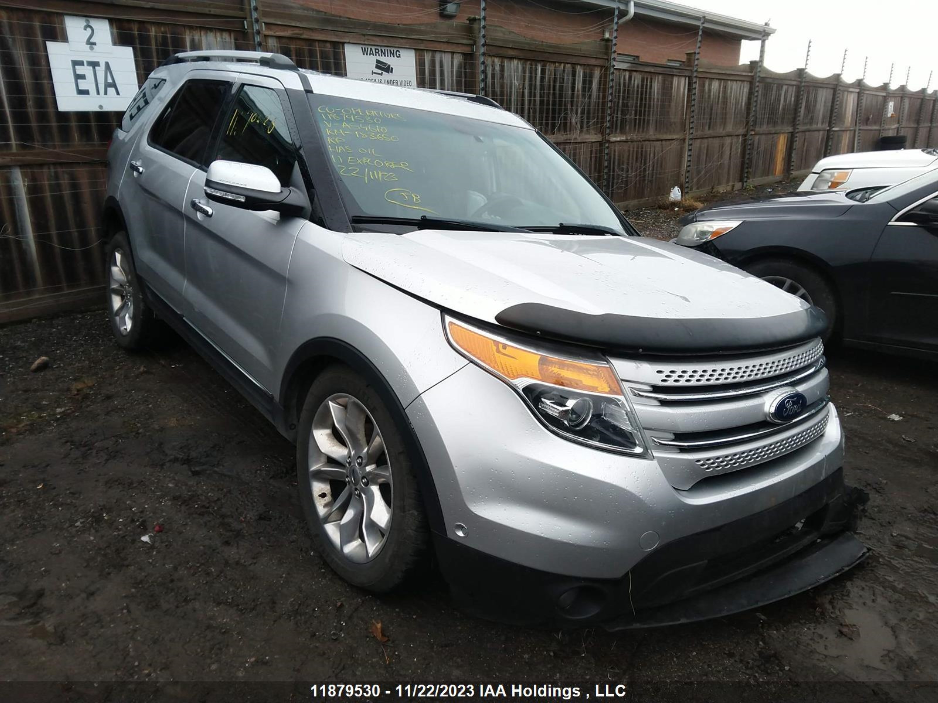 FORD EXPLORER 2011 1fmhk8f80bga54610