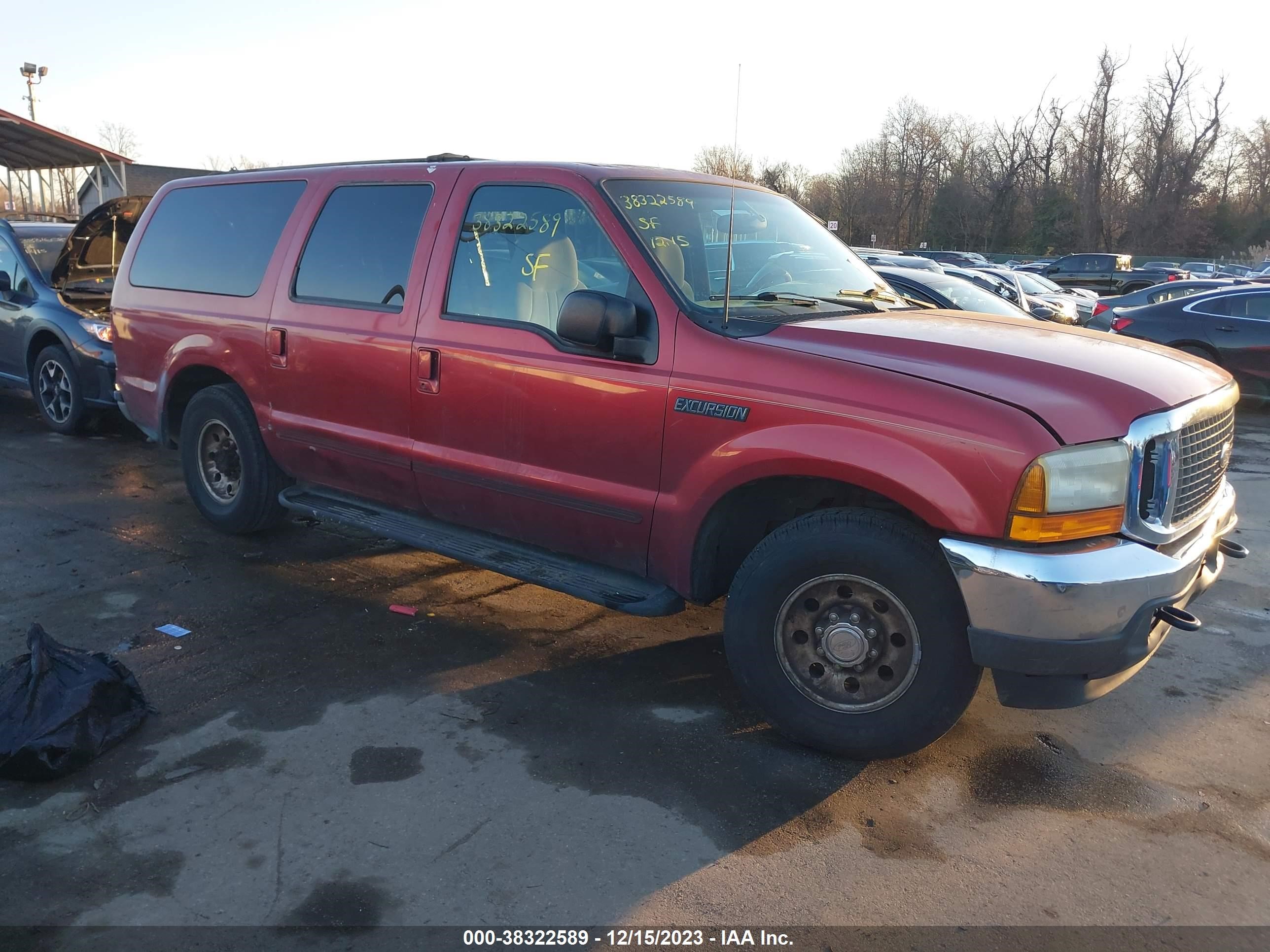 FORD EXCURSION 2000 1fmnu40l2yec79912