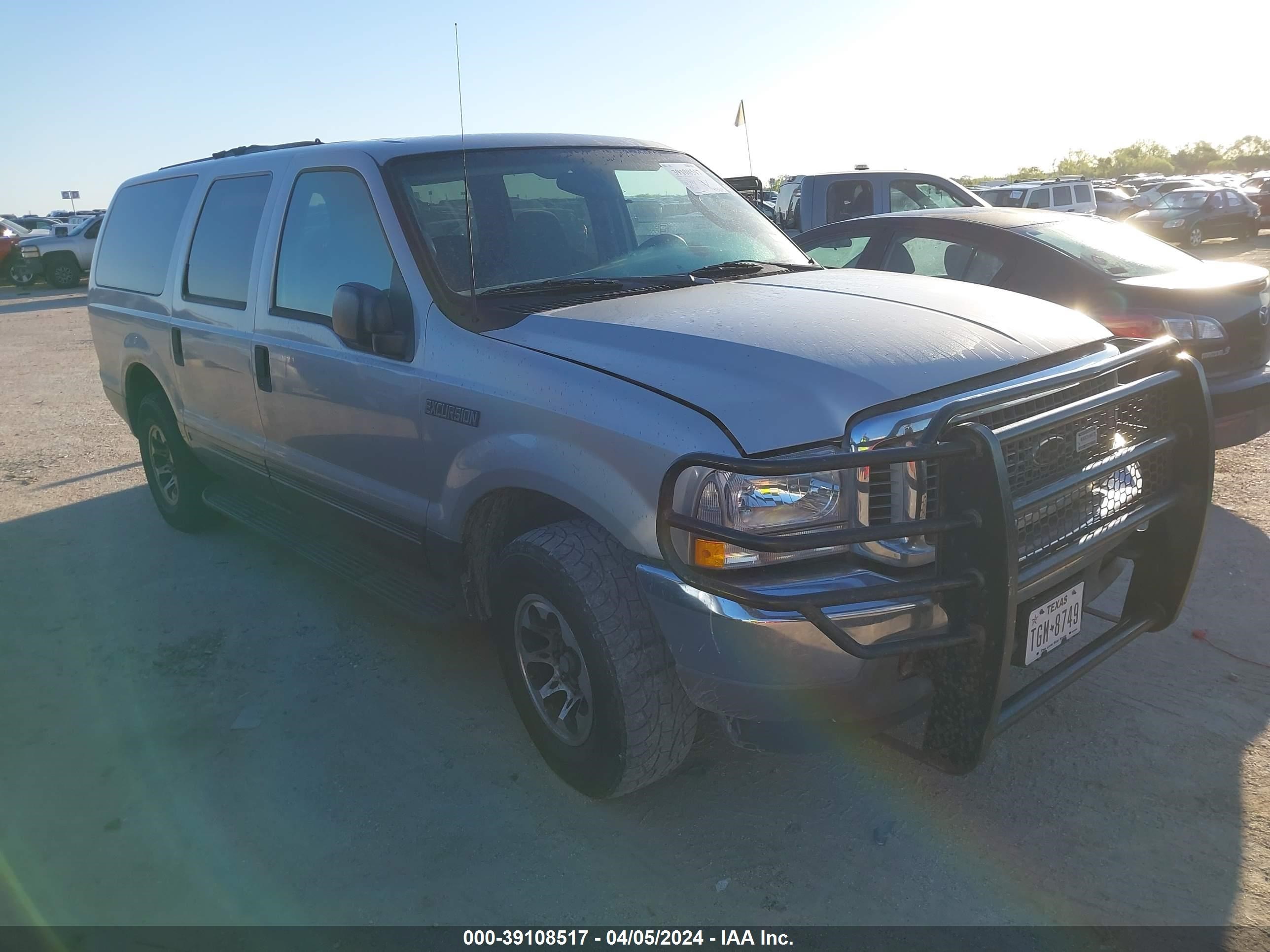 FORD EXCURSION 2003 1fmnu40l83ea16333