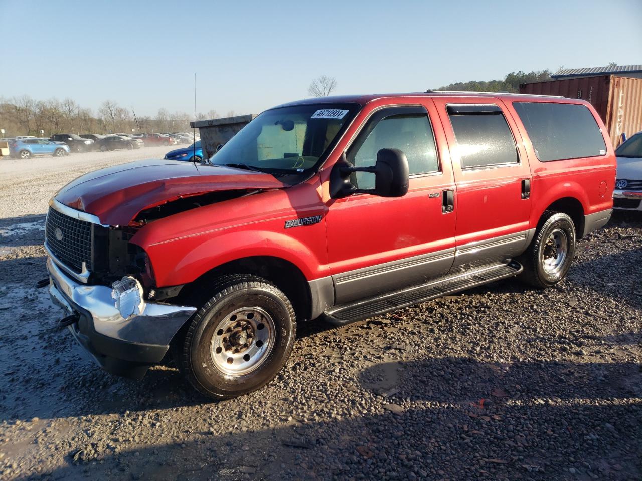 FORD EXCURSION 2003 1fmnu40s33eb44552