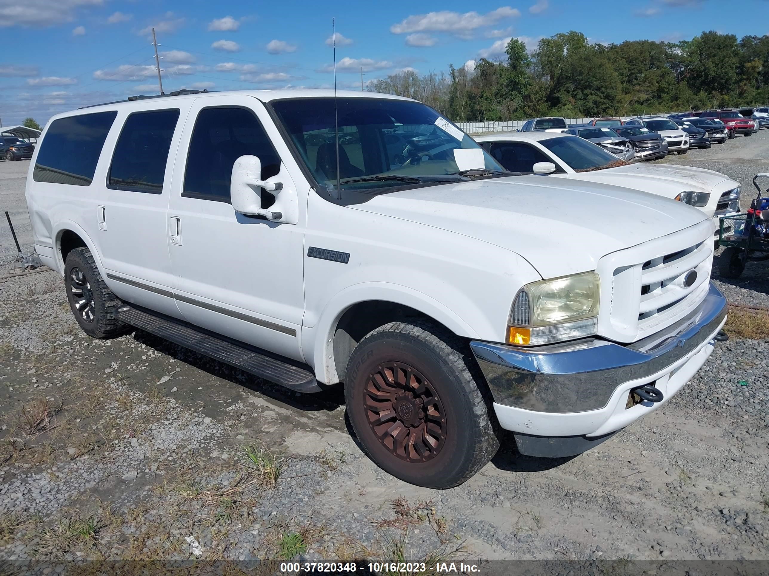 FORD EXCURSION 2002 1fmnu42s12ed08151