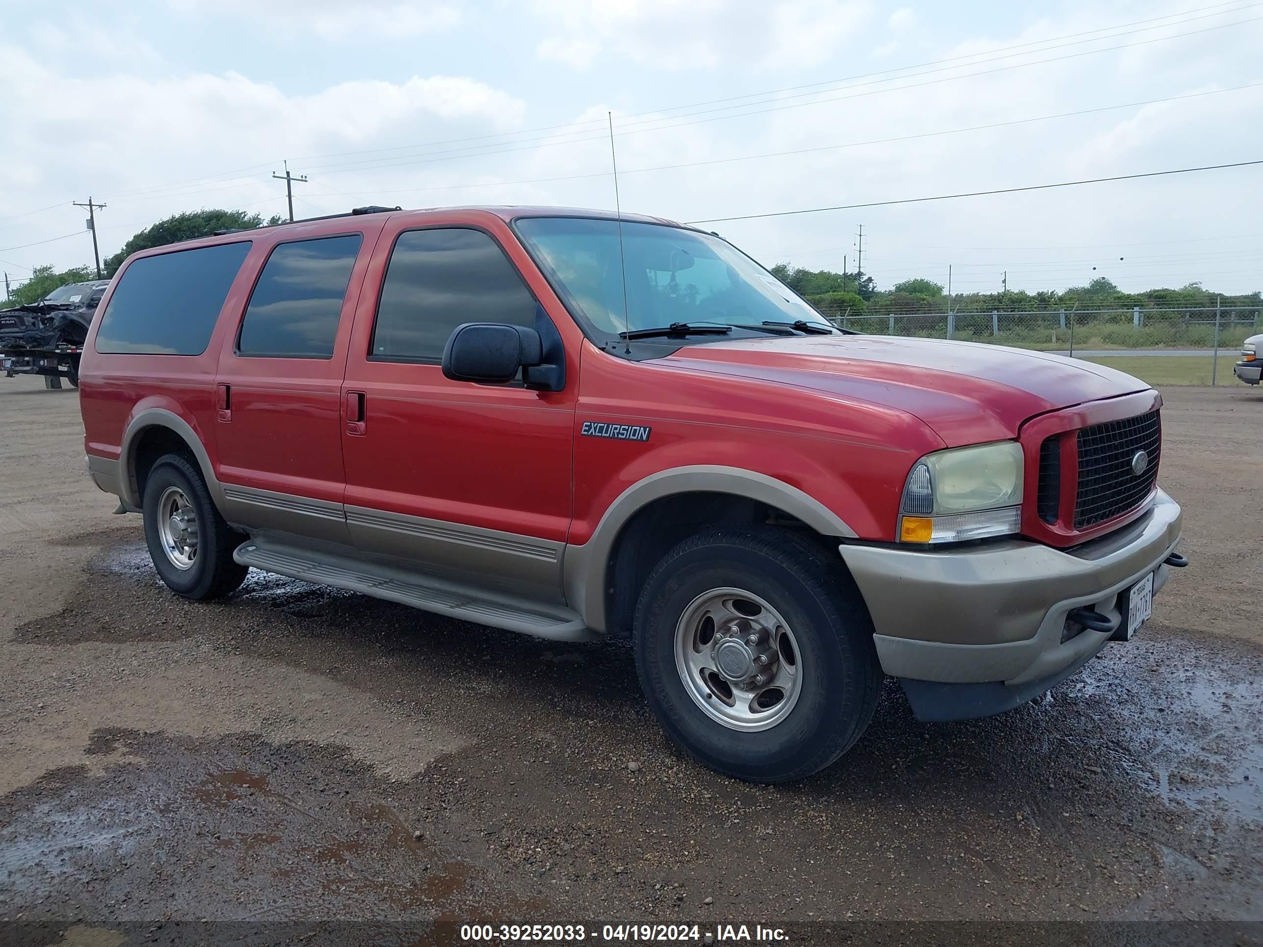 FORD EXCURSION 2003 1fmnu44l83ec96331