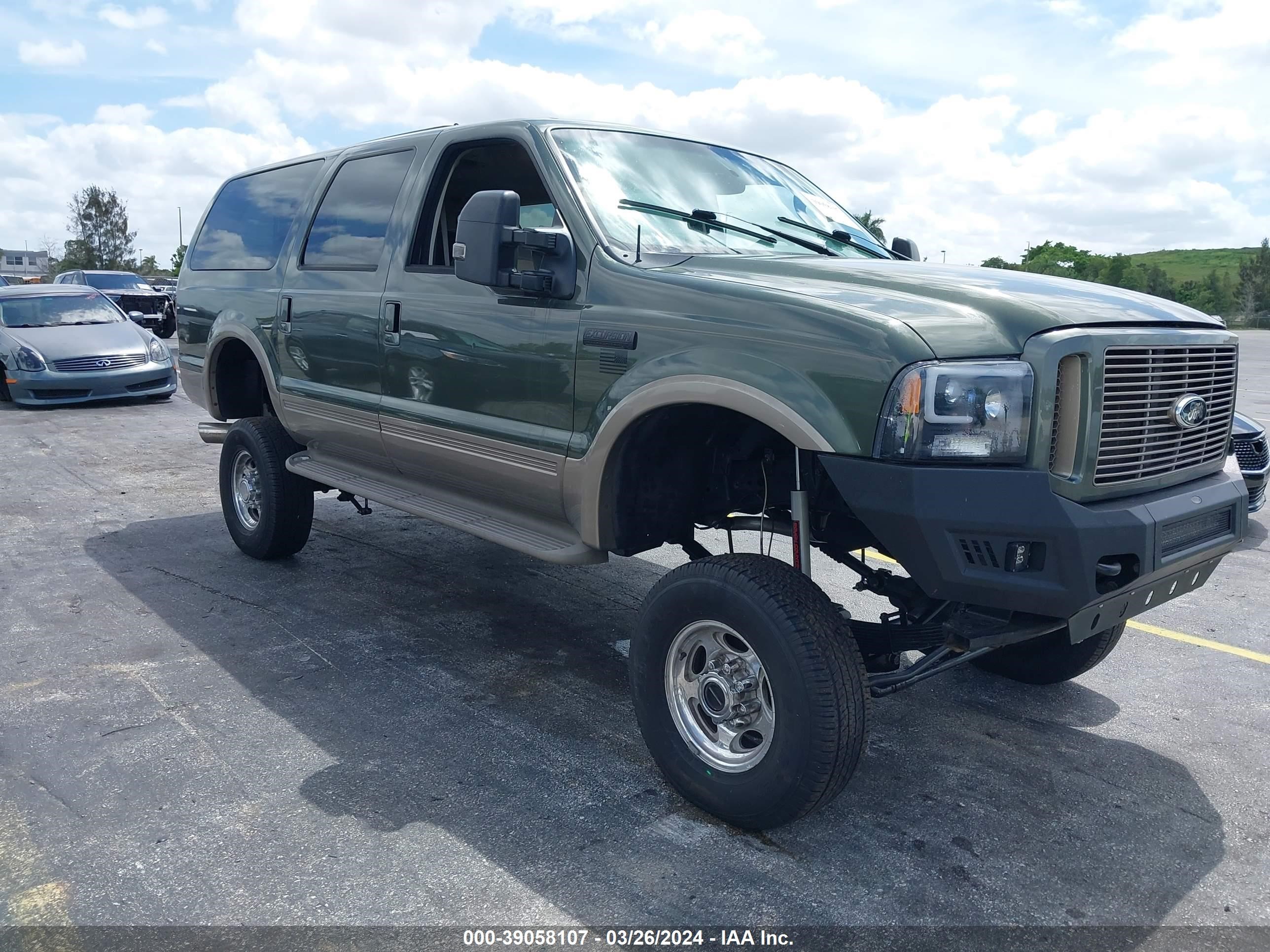 FORD EXCURSION 2003 1fmnu45s83ec79602