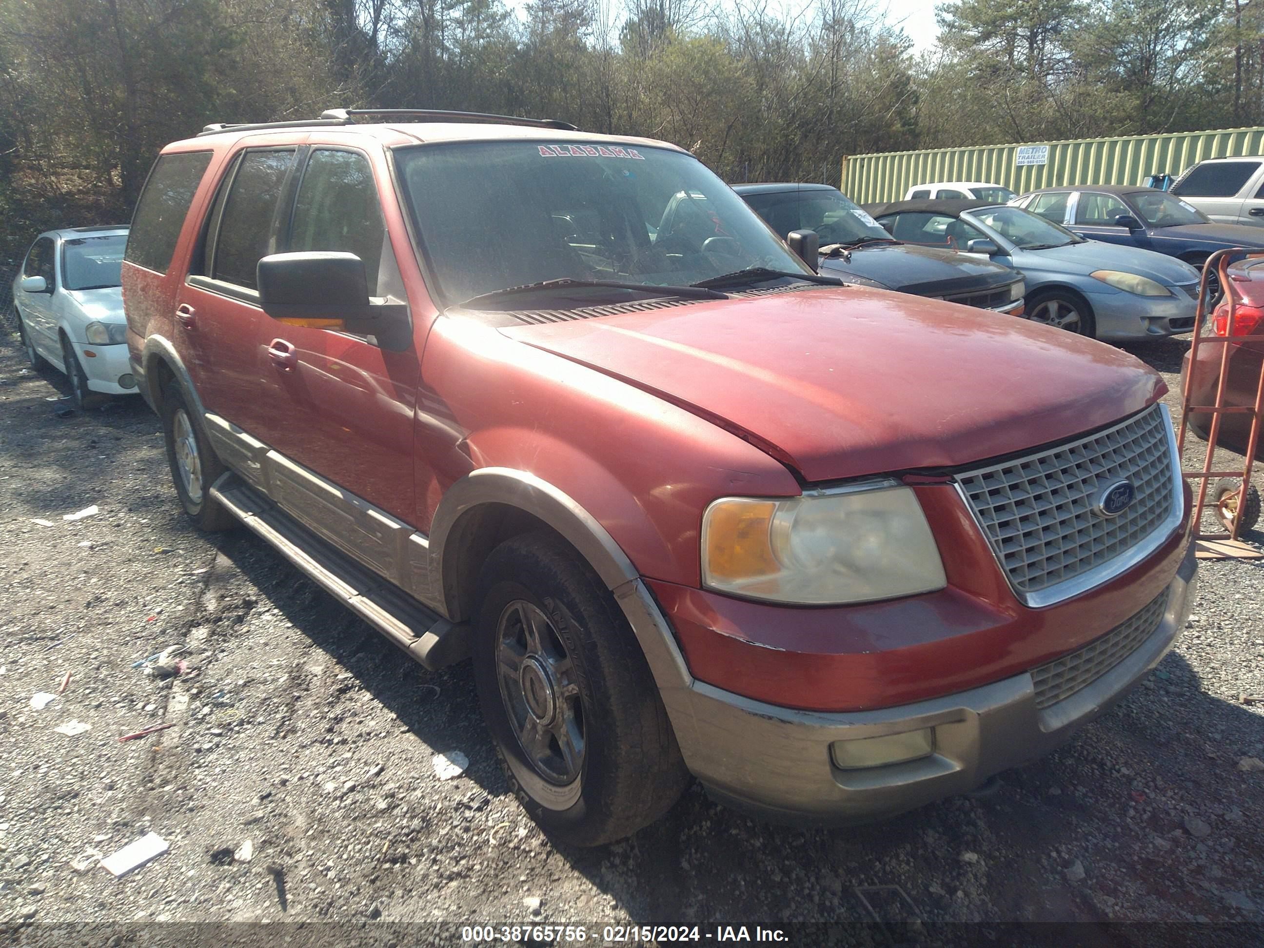 FORD EXPEDITION 2003 1fmpu18l23lc30967