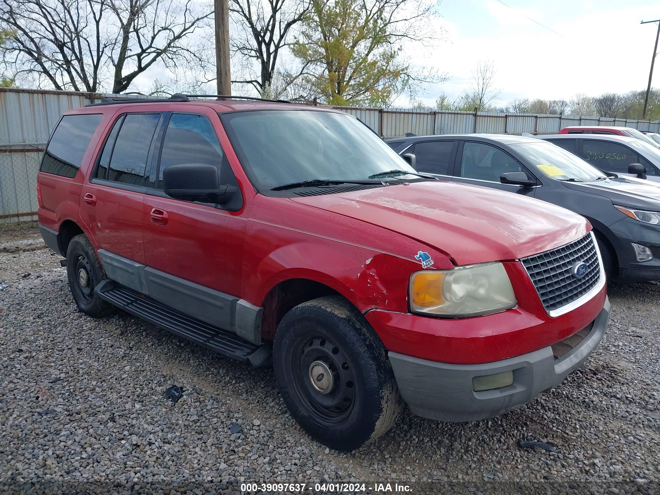 FORD EXPEDITION 2003 1fmru15w93lc38488