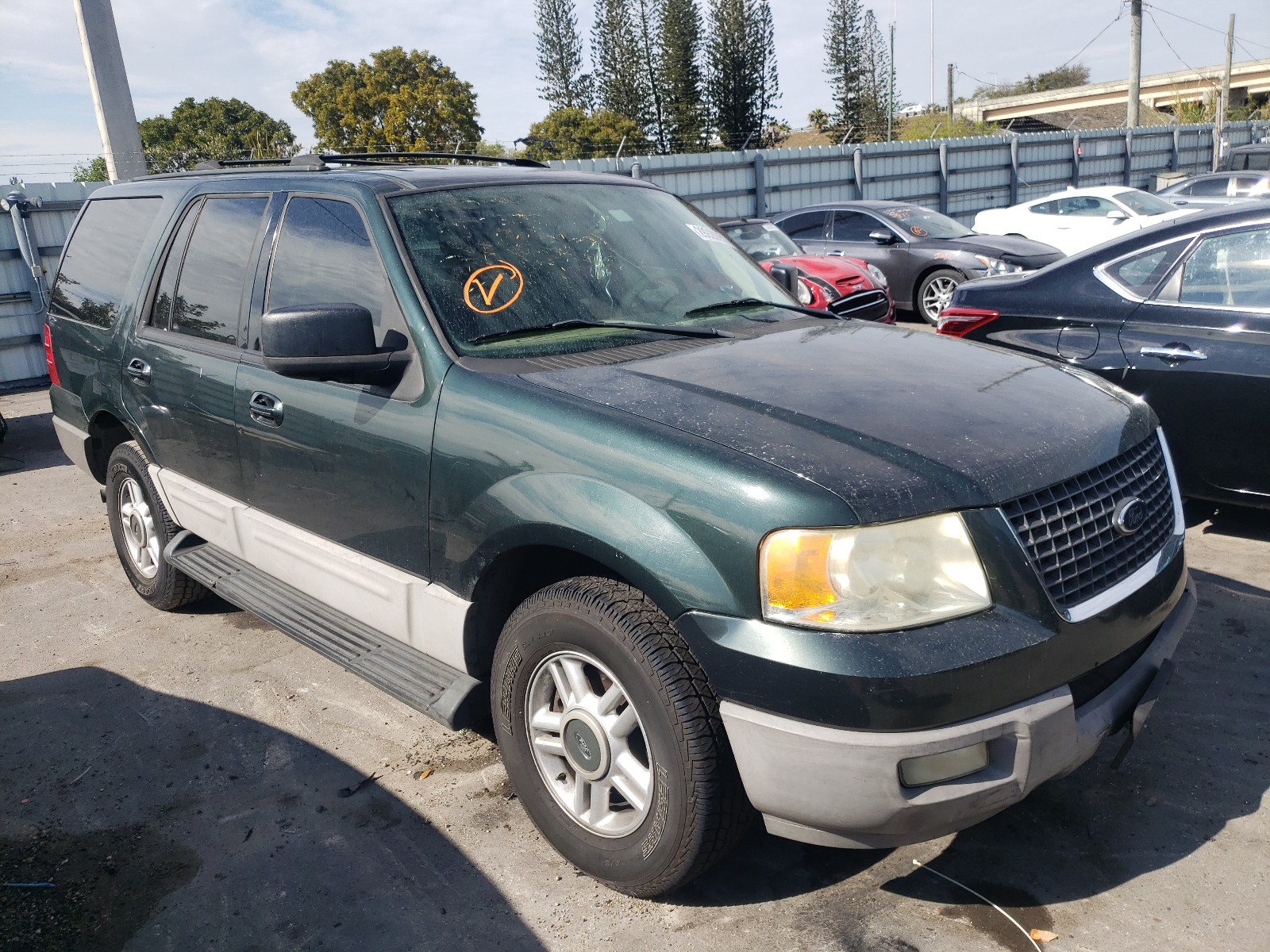 FORD EXPEDITION 2003 1fmru15wx3lb52588