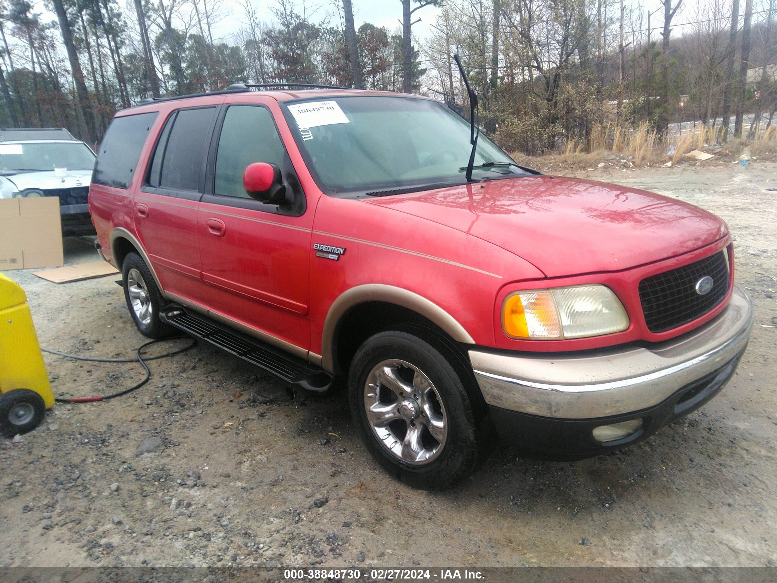 FORD EXPEDITION 2002 1fmru17l52la14118