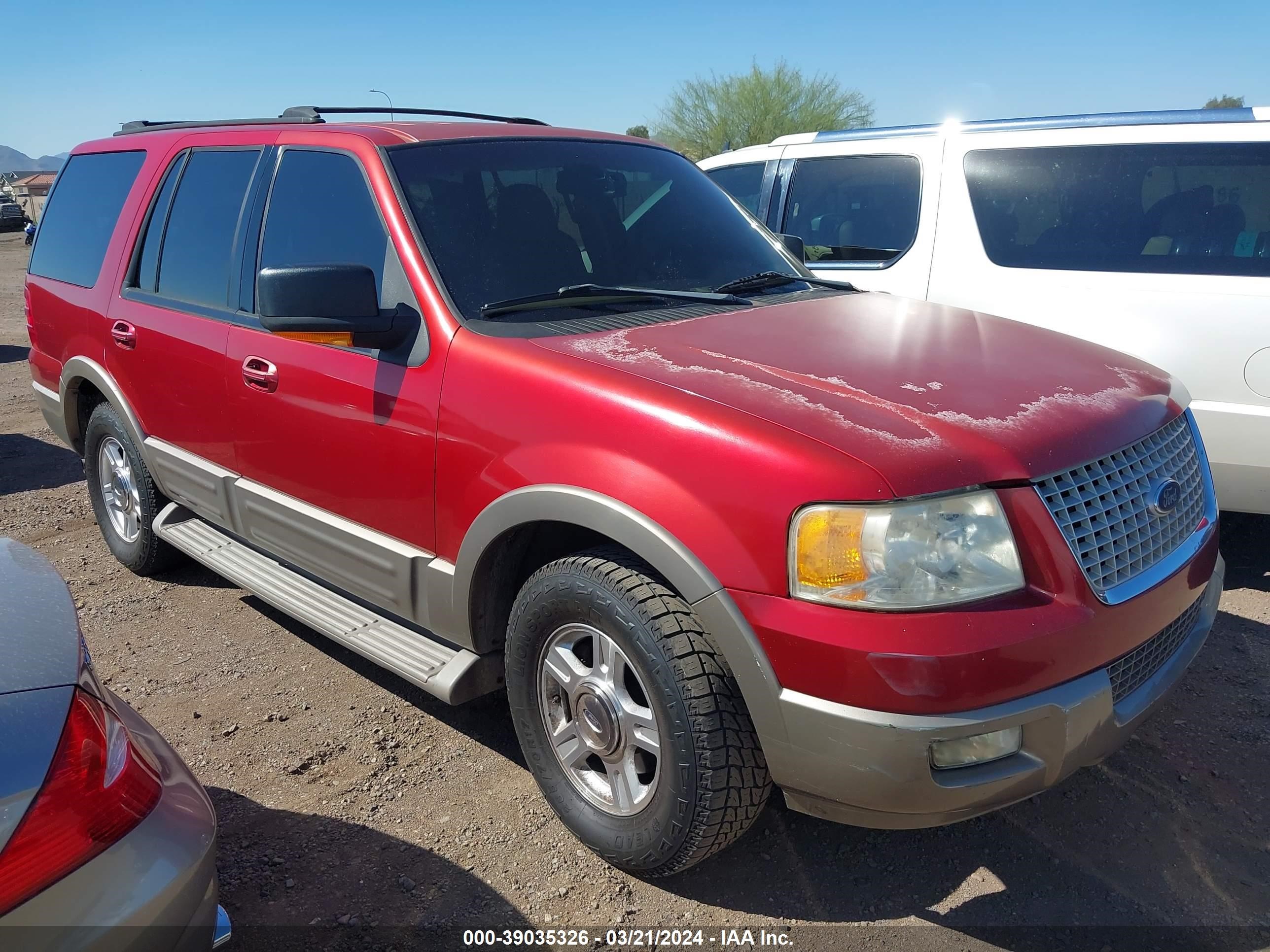 FORD EXPEDITION 2004 1fmru17w54lb76957