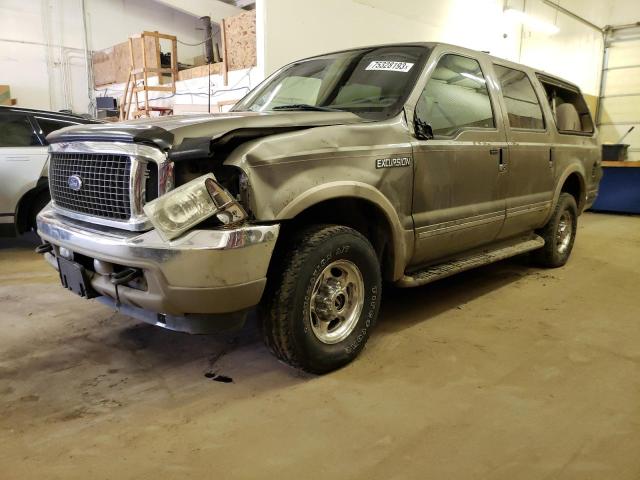 FORD EXCURSION 2002 1fmsu43f22ea47942