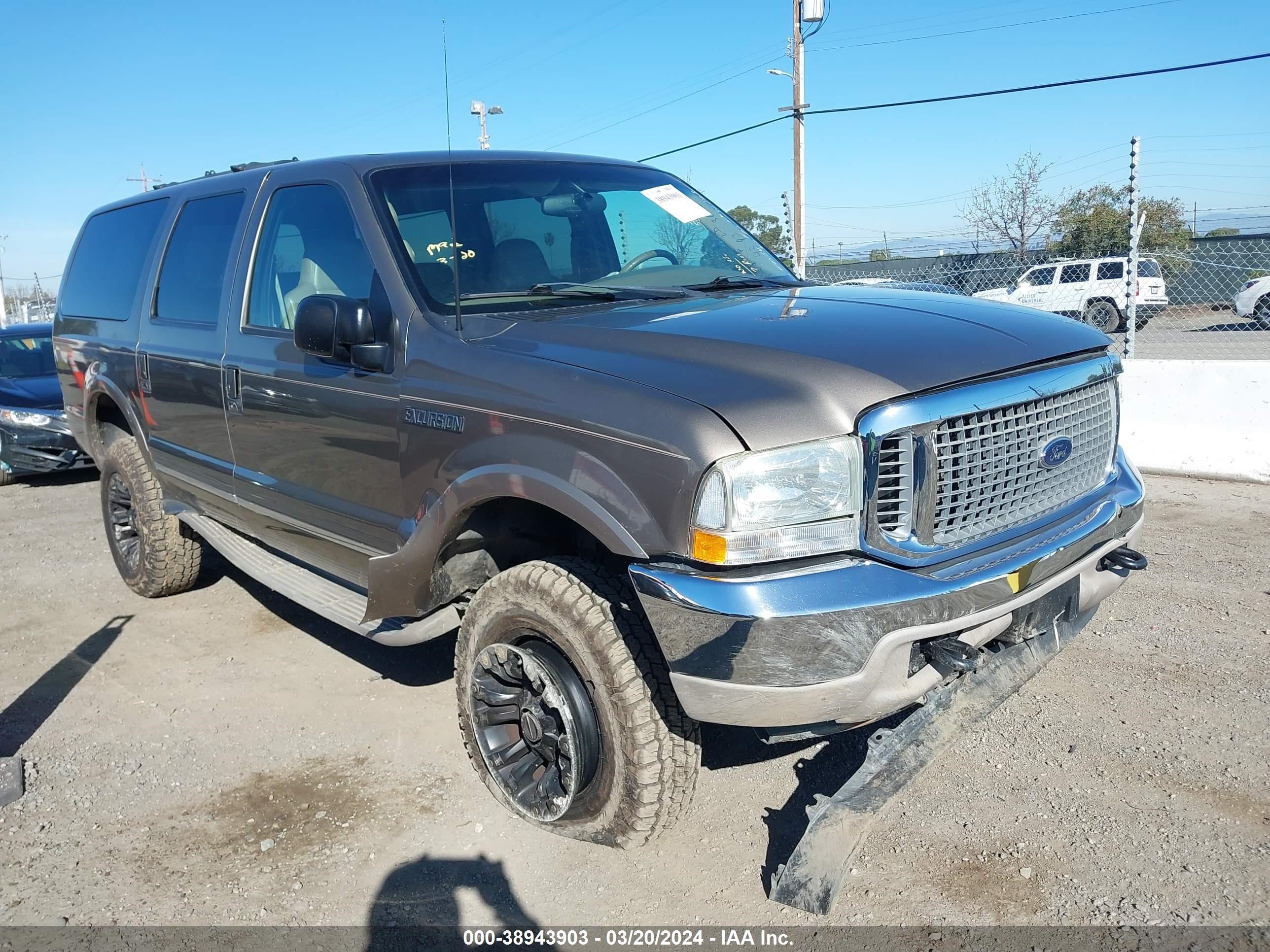 FORD EXCURSION 2002 1fmsu43f92ed36803