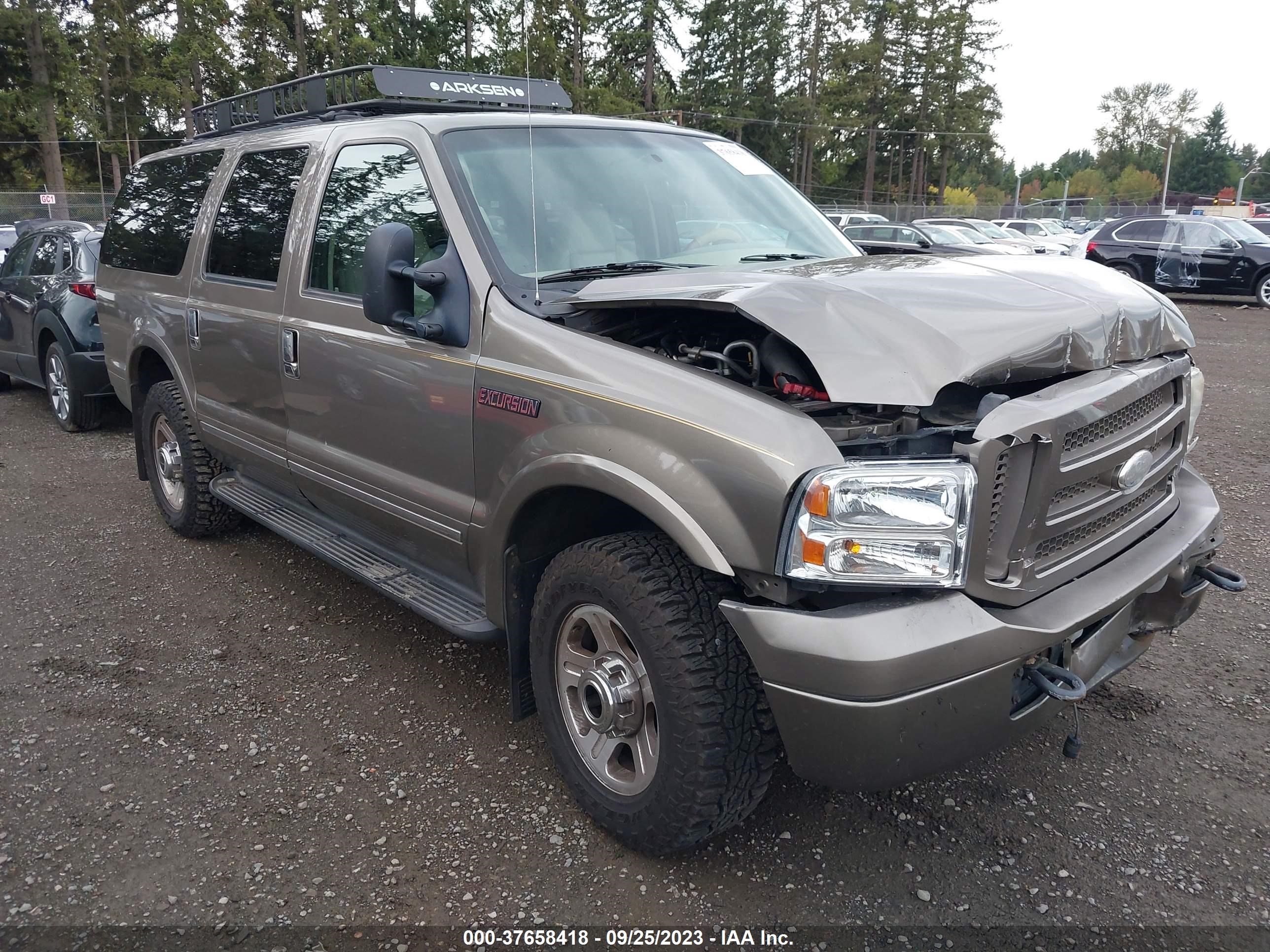 FORD EXCURSION 2005 1fmsu43p05ea50092