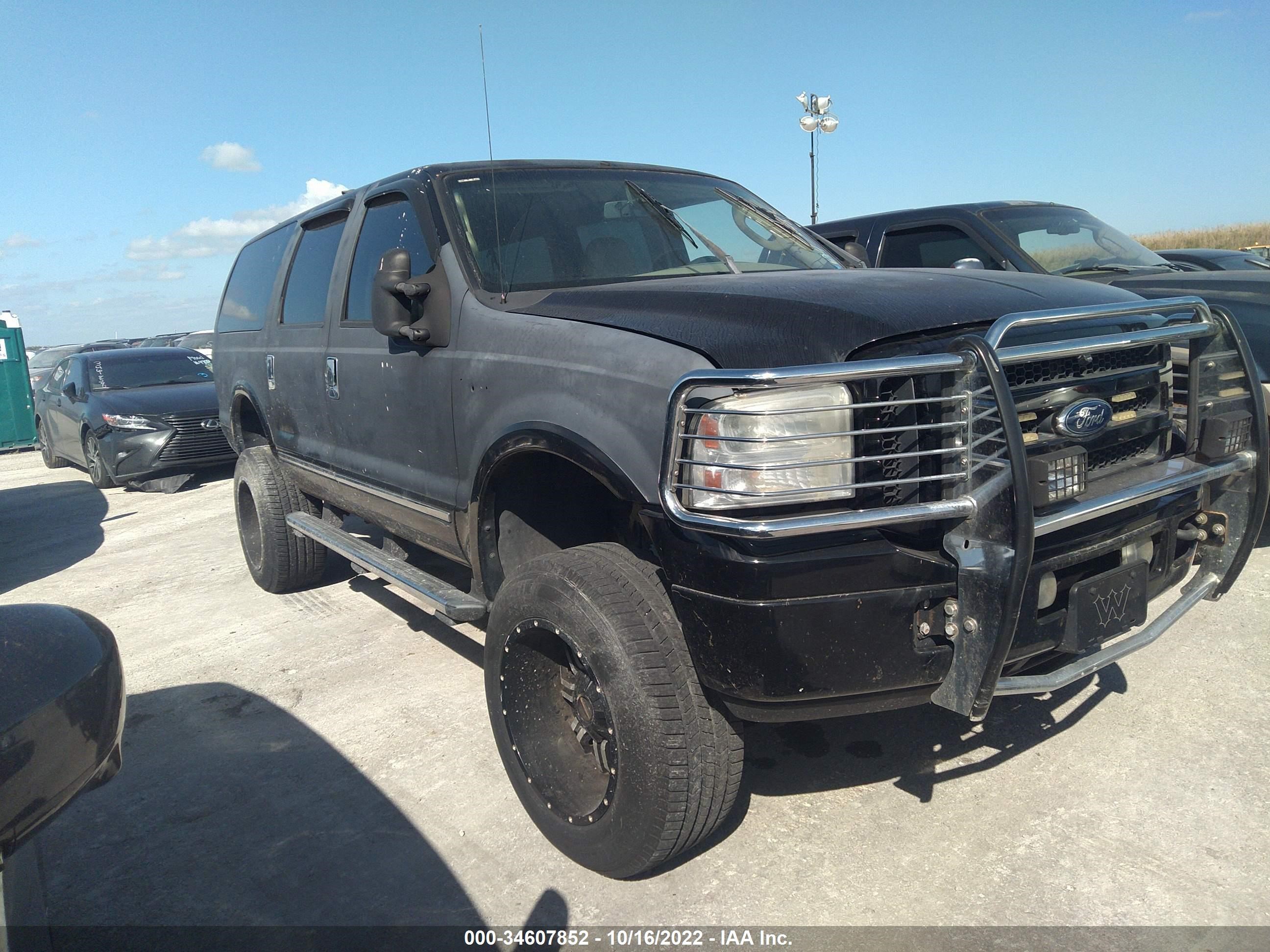 FORD EXCURSION 2005 1fmsu43p35ed43484