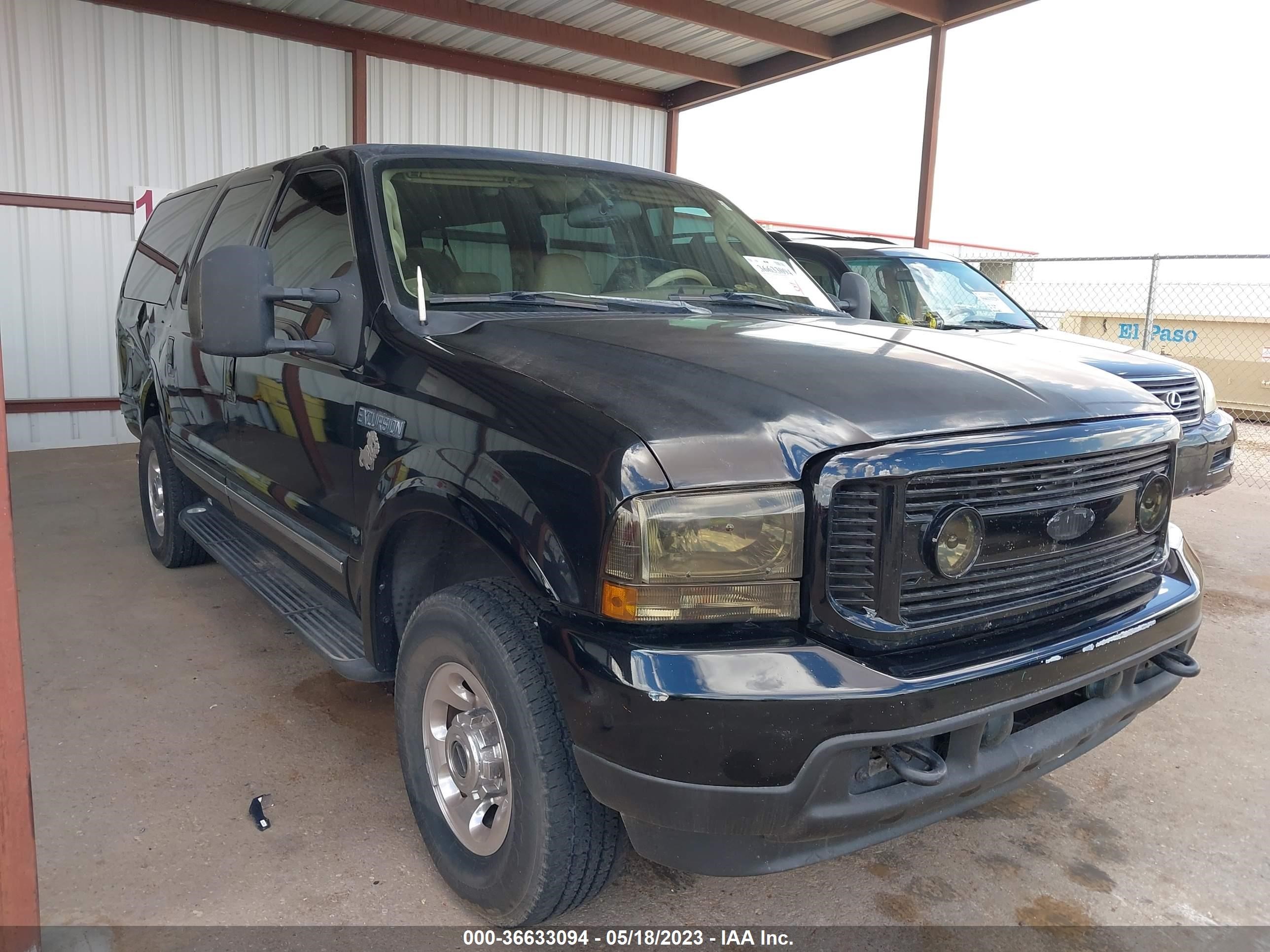 FORD EXCURSION 2003 1fmsu43px3ed06283