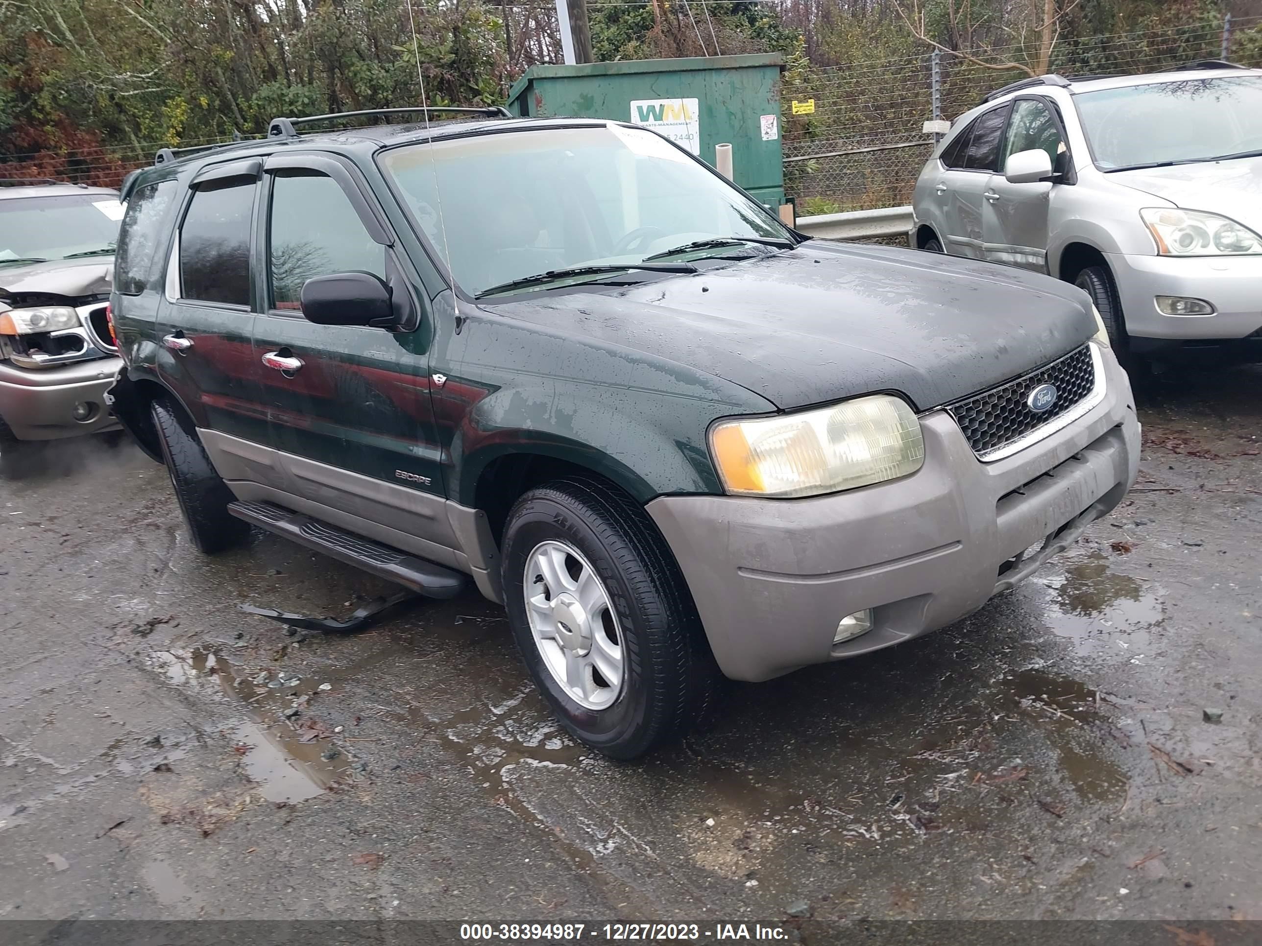 FORD ESCAPE 2002 1fmyu01132kb75425