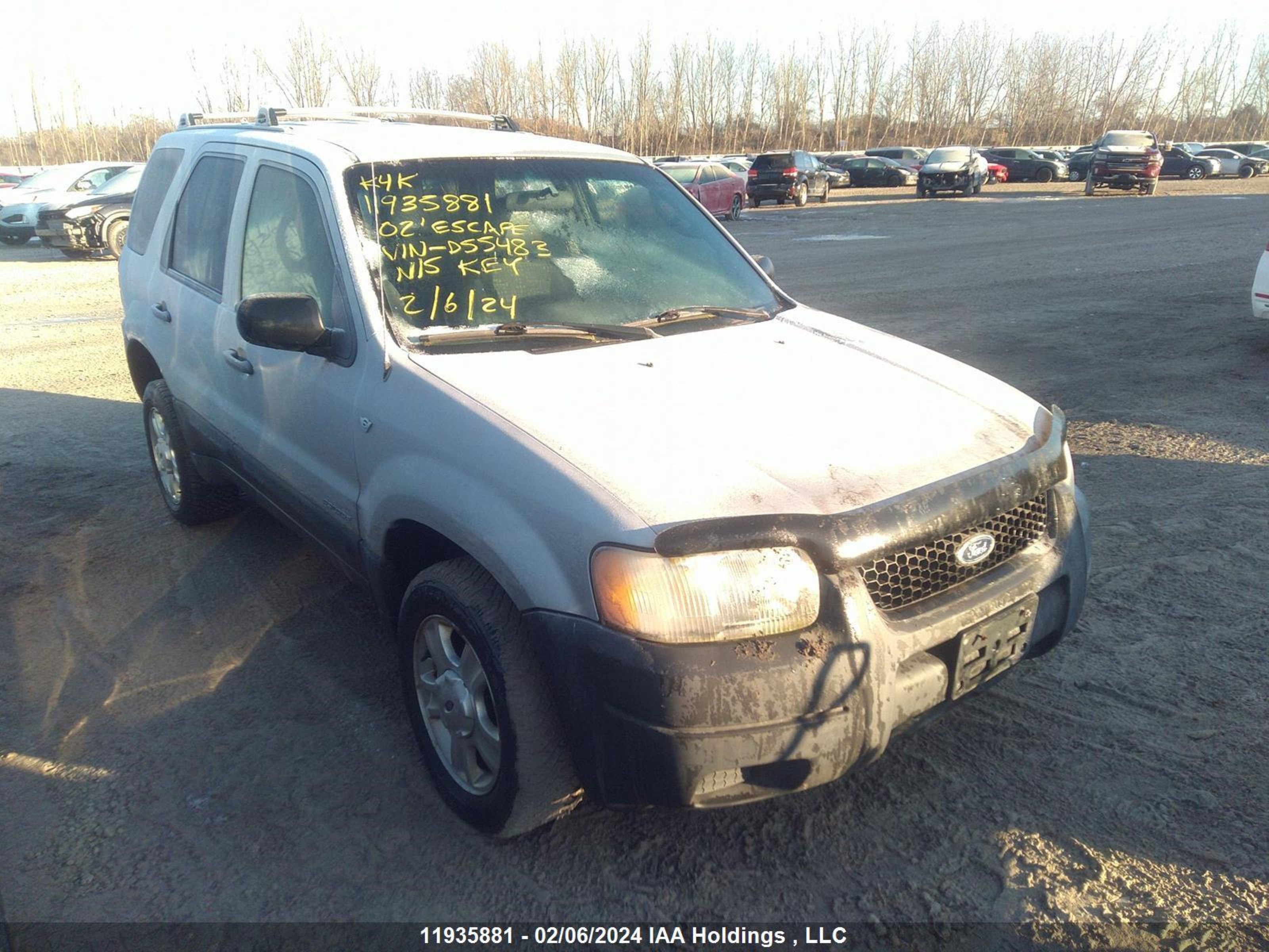 FORD ESCAPE 2002 1fmyu021x2kd55483