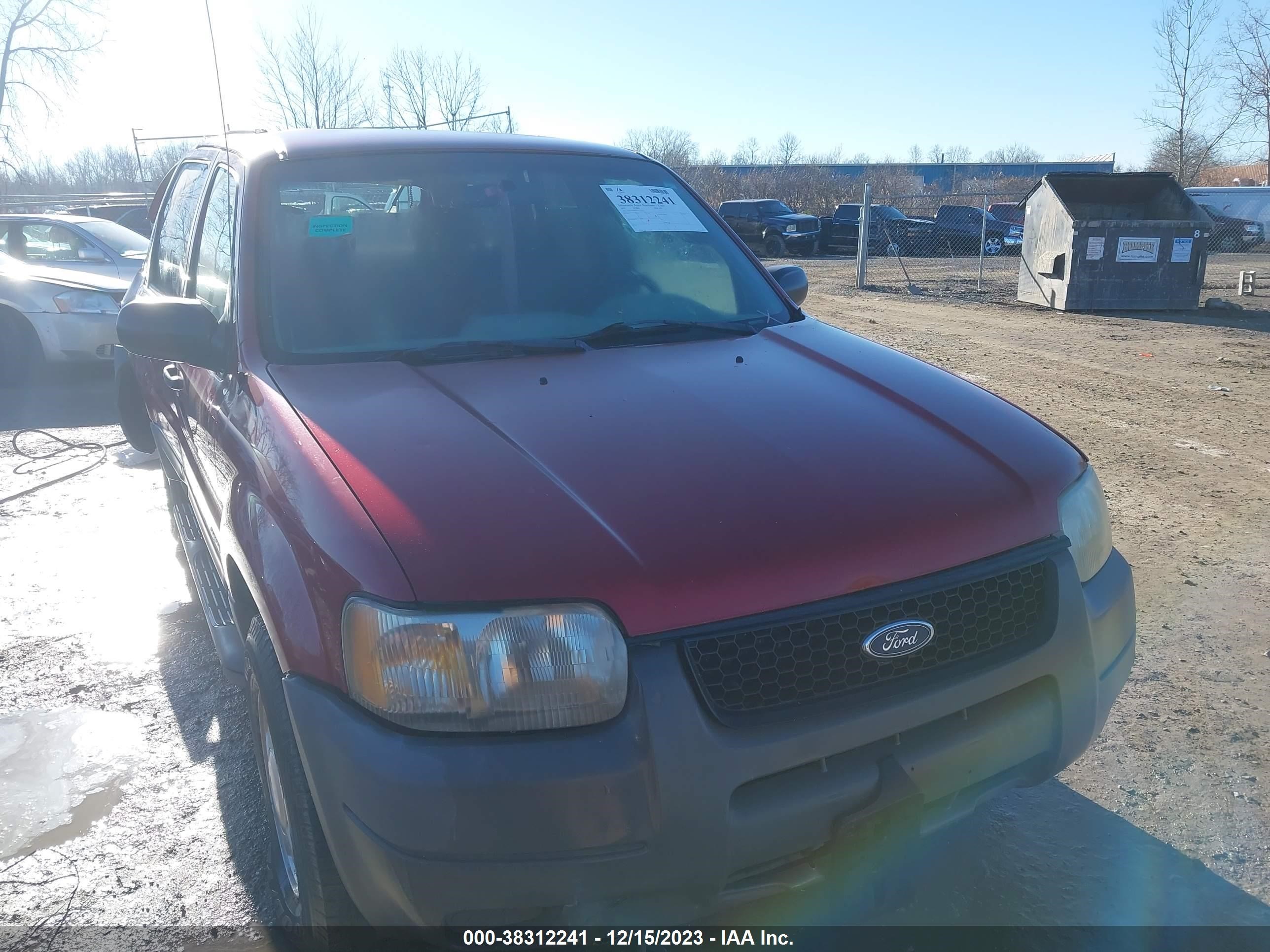 FORD ESCAPE 2001 1fmyu02b41kc23357