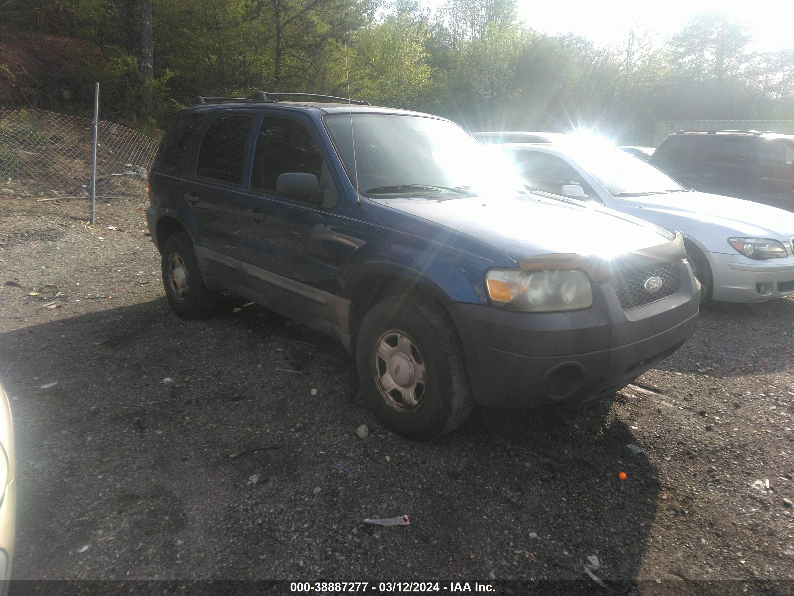 FORD ESCAPE 2007 1fmyu02z07kb28655