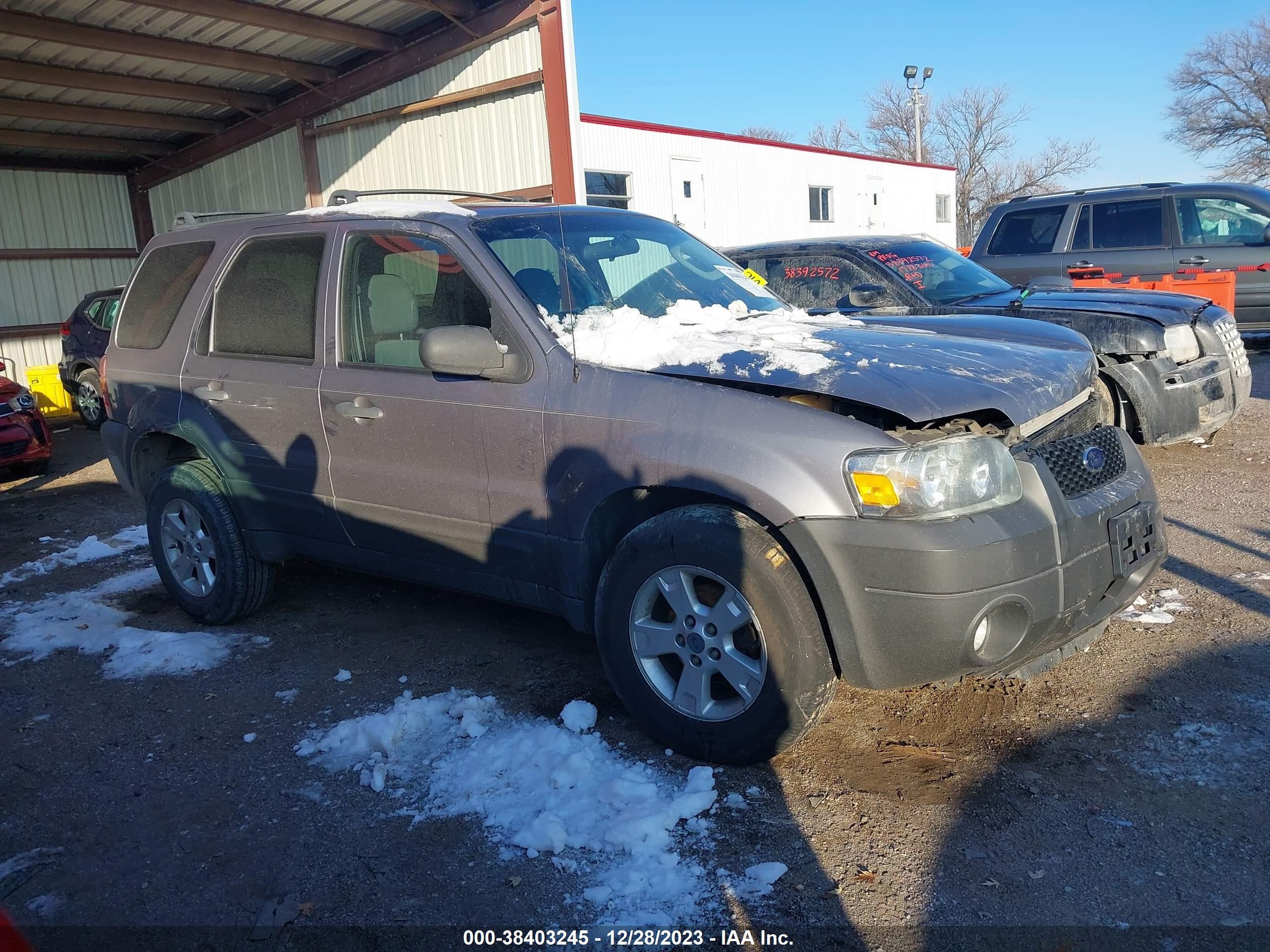 FORD ESCAPE 2007 1fmyu03117kb33632