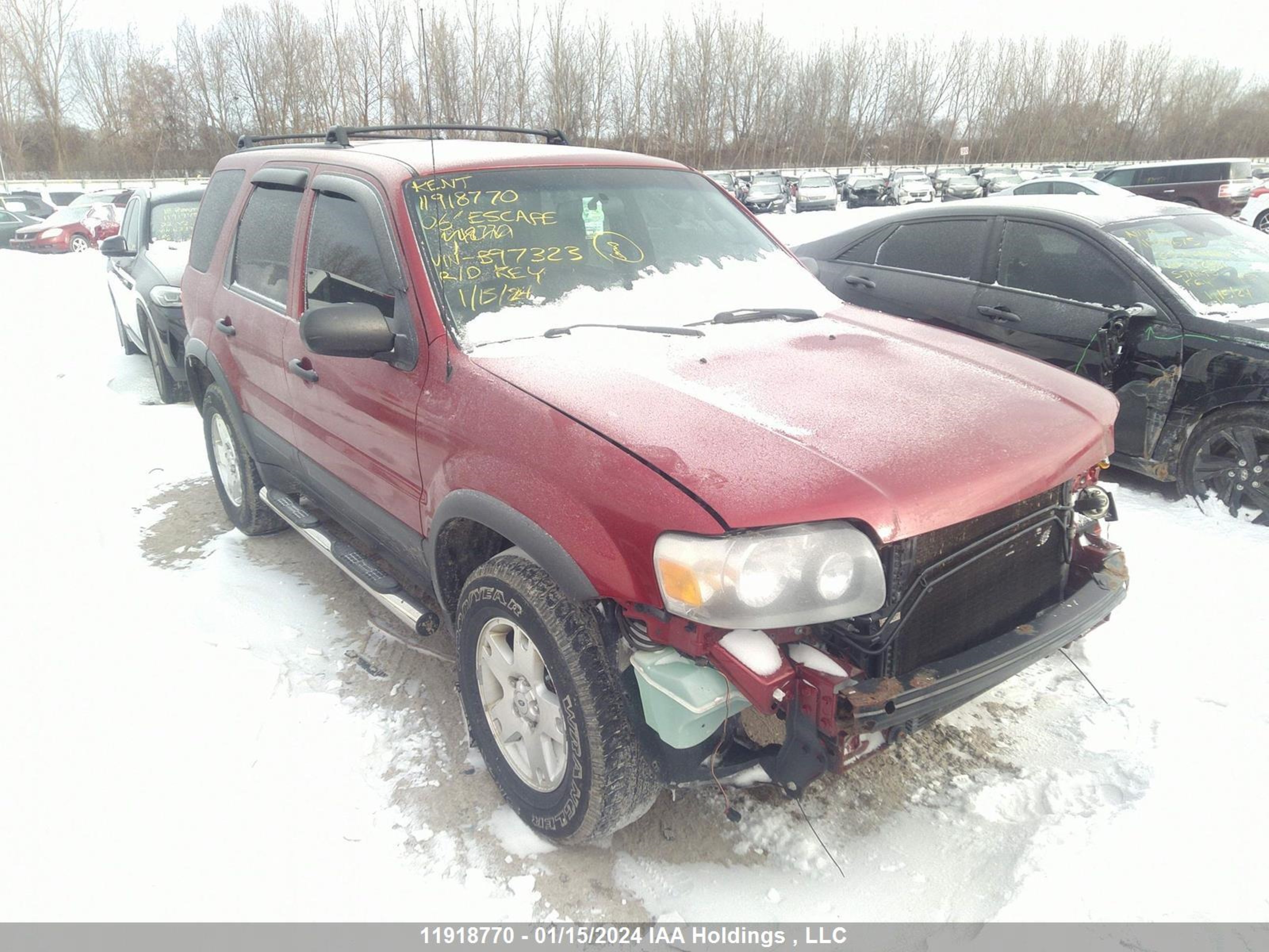 FORD ESCAPE 2006 1fmyu03126kb97323