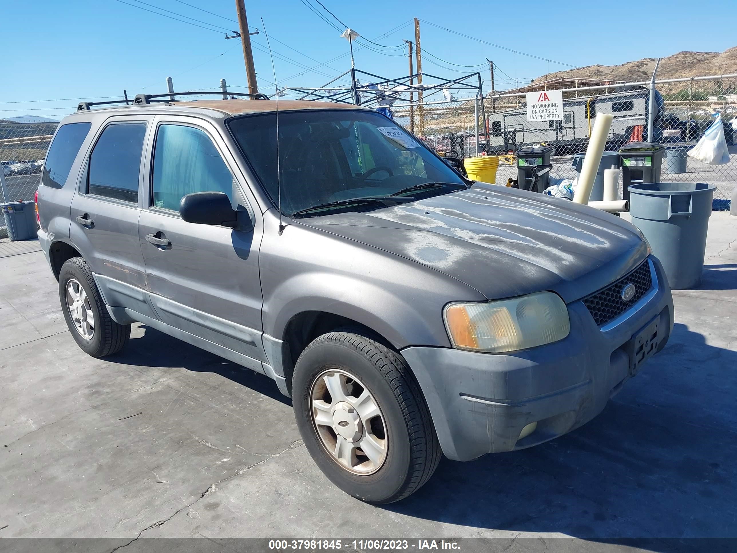 FORD ESCAPE 2003 1fmyu03163kb03438