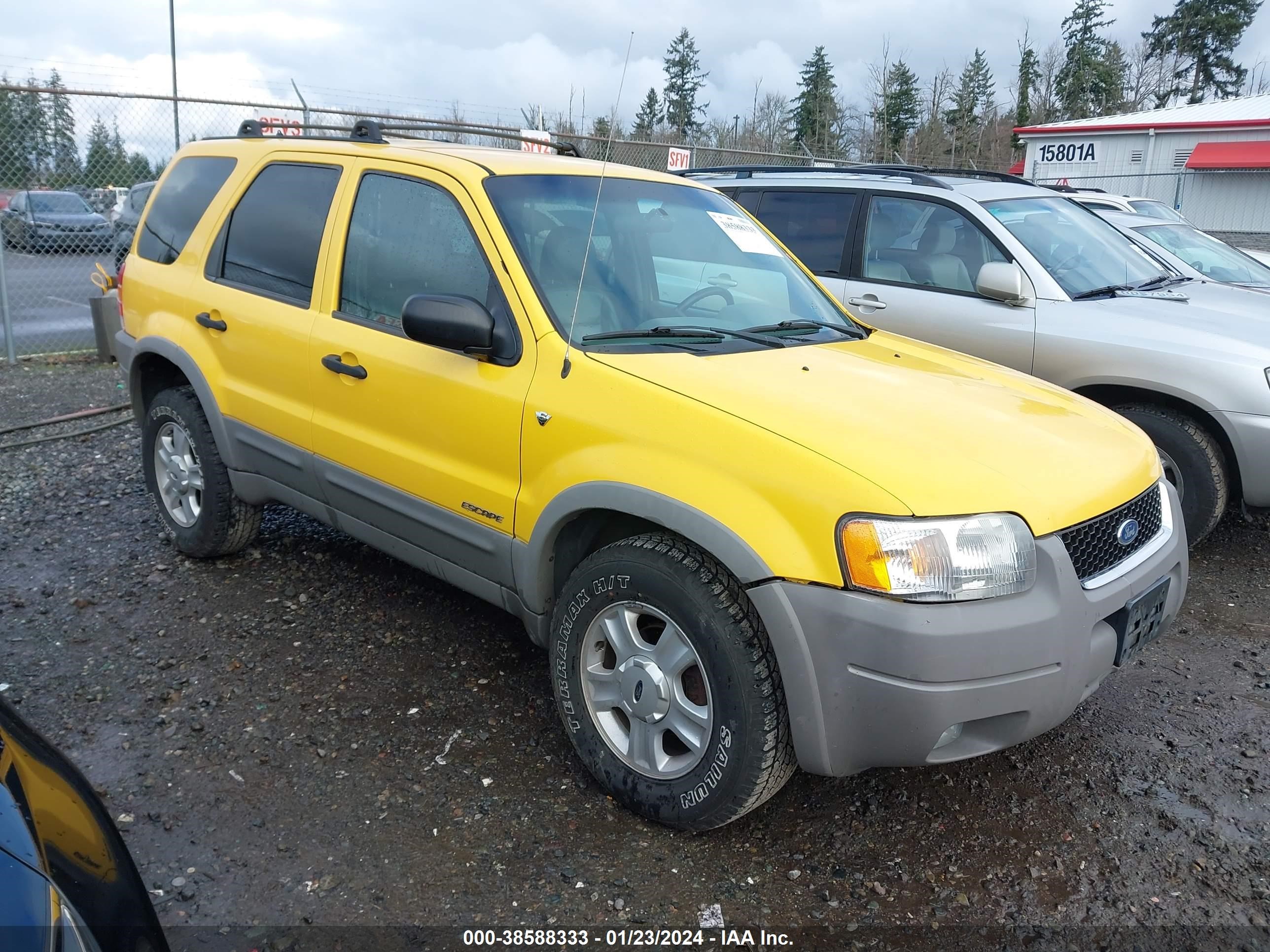 FORD ESCAPE 2002 1fmyu04132kb43179